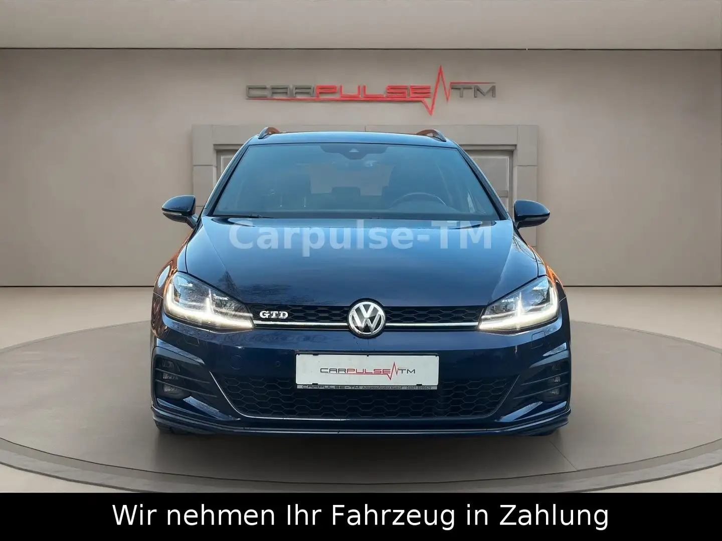 Volkswagen Golf VII Variant GTD 2,0 TDI-1.HAND-Standheizung Bleu - 2