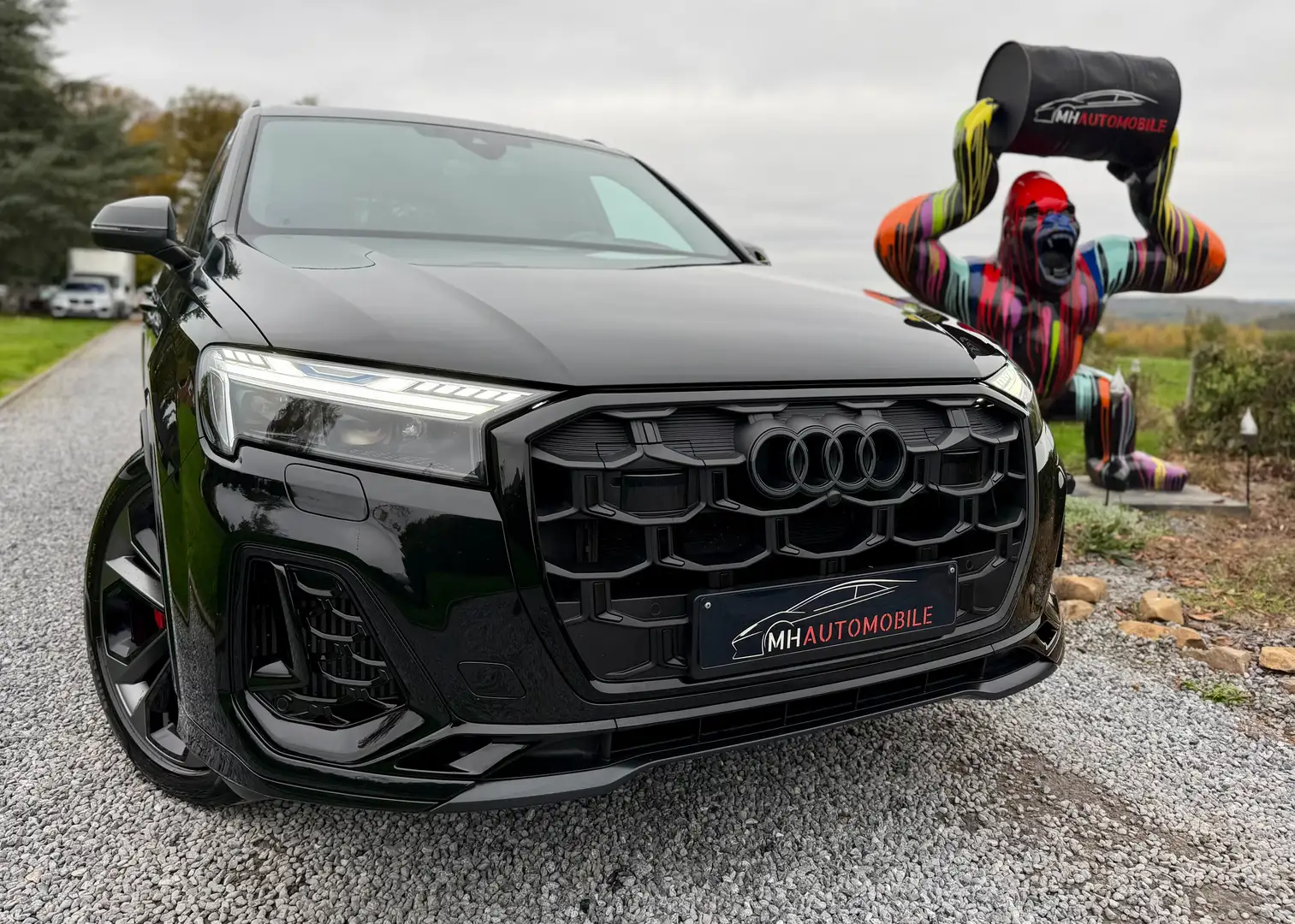 Audi Q7 e-hybrid 55 TFSI e Quattro S line Tiptronic Zwart - 1