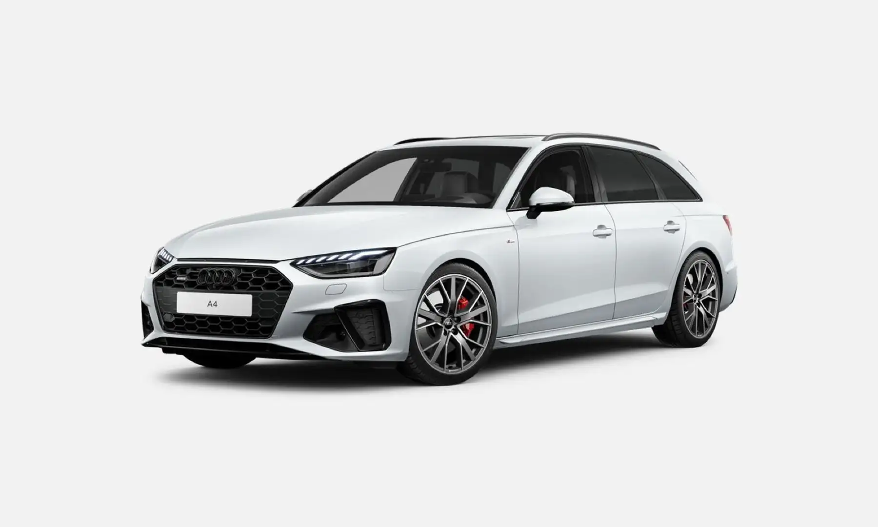 Audi A4 45 TFSI QUATTRO S LINE+WINTERRÄDER+AHK+ Weiß - 2