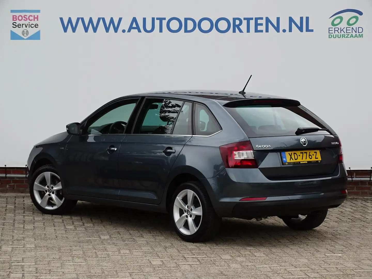 Skoda Rapid/Spaceback 1.0 TSI Greentech Clever|Navi|Stoelverwarming|Crui Grijs - 2
