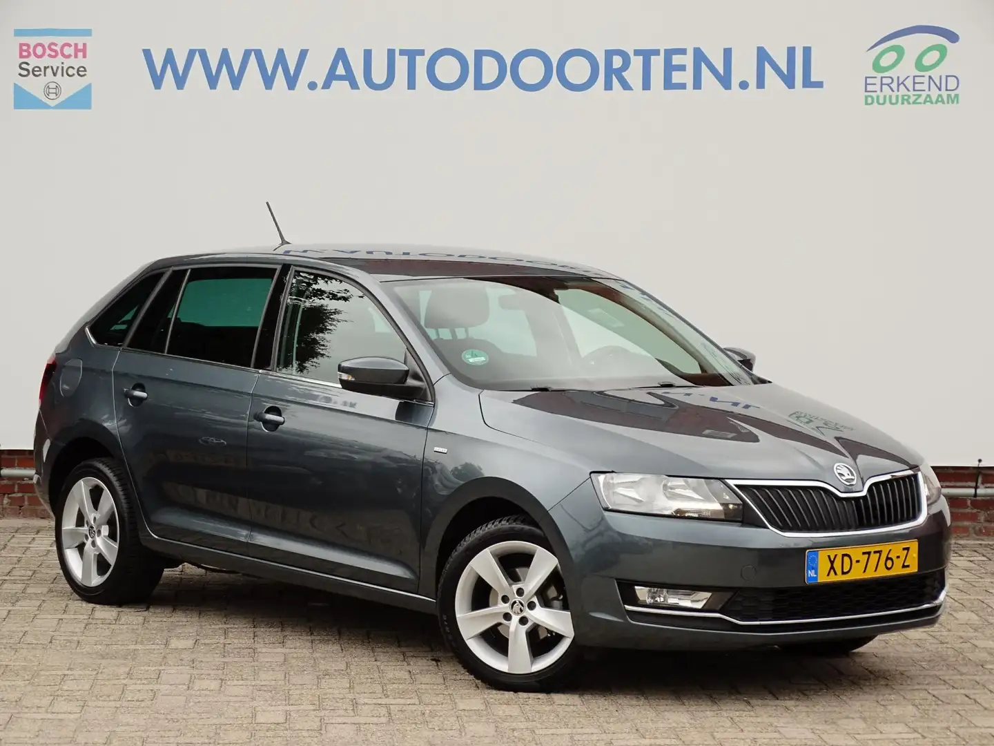 Skoda Rapid/Spaceback 1.0 TSI Greentech Clever|Navi|Stoelverwarming|Crui Grijs - 1
