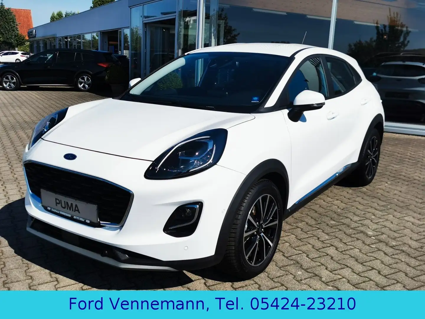Ford Puma 1.0 EB Titanium Autom.*eKlappe*iACC*TWA* Bianco - 1