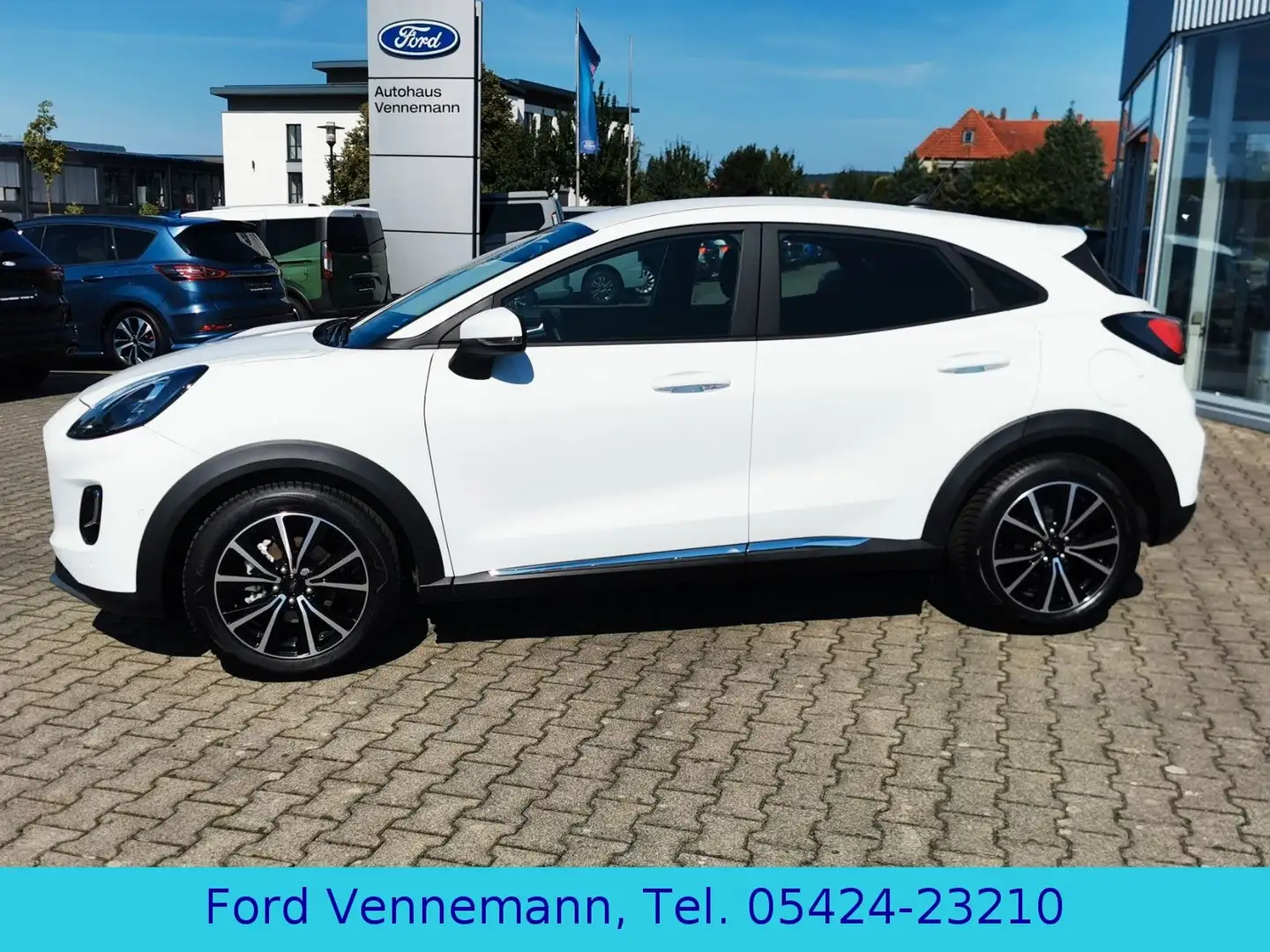 Ford Puma 1.0 EB Titanium Autom.*eKlappe*iACC*TWA* Bianco - 2