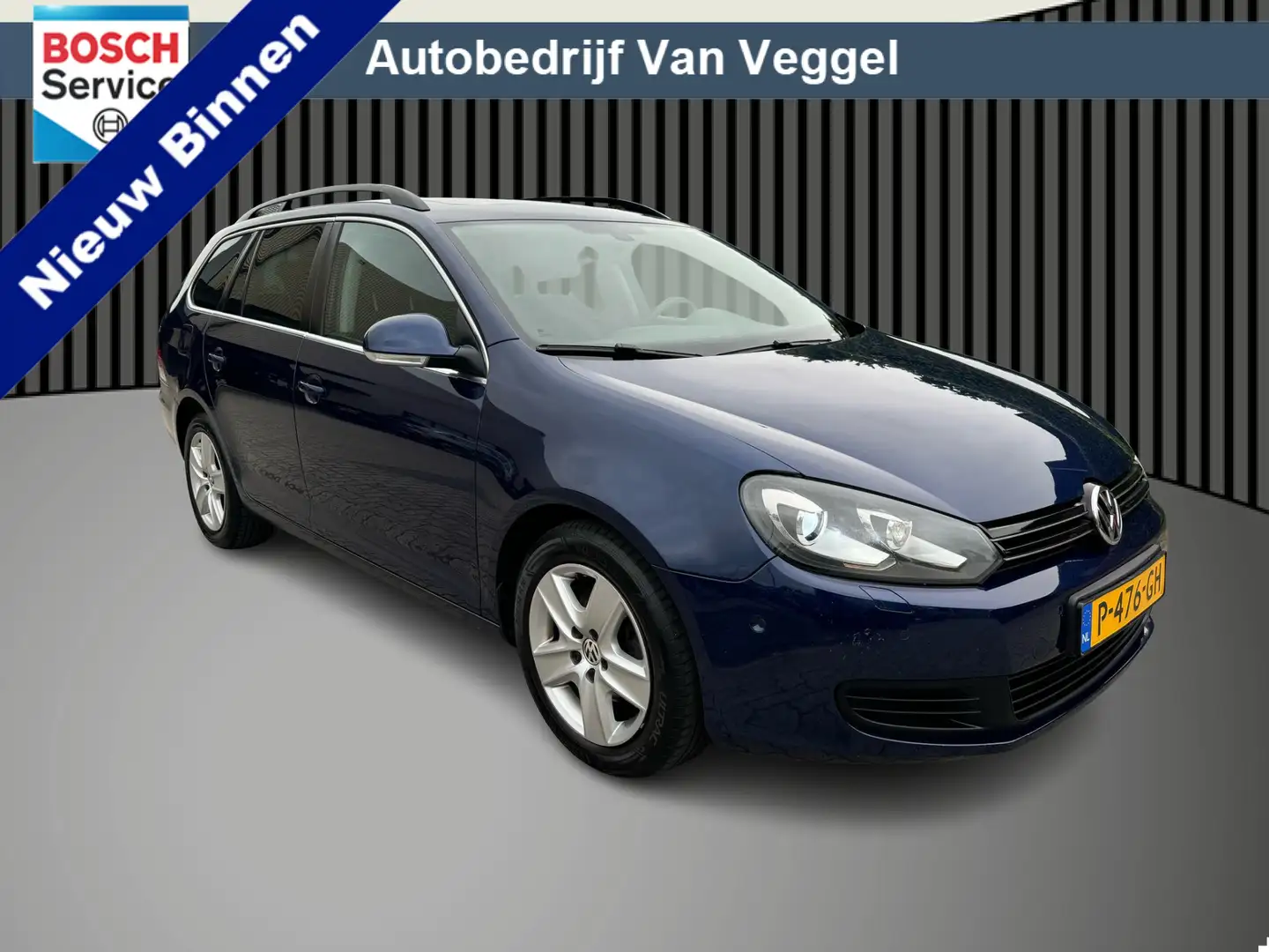 Volkswagen Golf Variant 1.4 TSI Highline xenon, trekhaak, stoelverw, airco Blauw - 1
