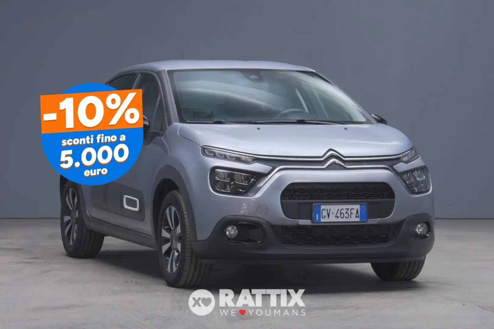 Citroen C3 1.2 Puretech 110CV Max EAT6 Grigio - 1