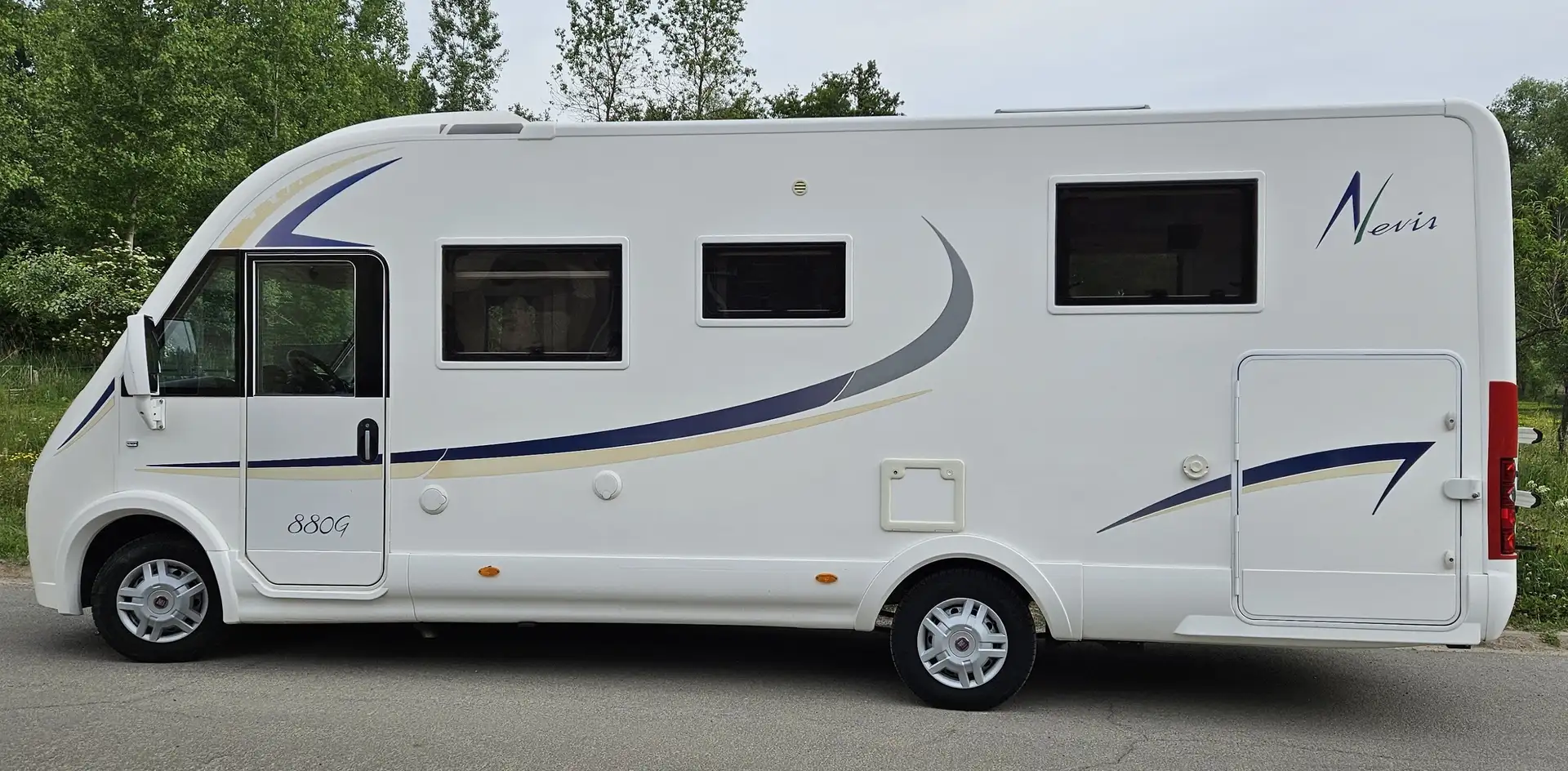 Fiat Ducato Fait Mclouis Nevis 880 g Integraal camper Blanc - 2