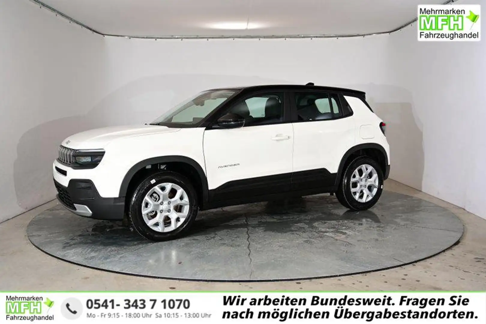 Jeep Avenger Altitude 1.2 E-Hybrid 6-Stufen-DCT 74 kW (101 P... Weiß - 1