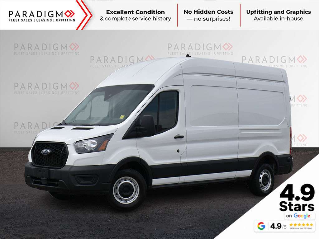 White 2024 Ford Transit Cargo Van Rear-Wheel Drive Automatic