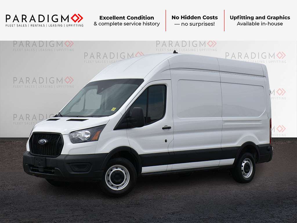 White 2024 Ford Transit Cargo Van Rear-Wheel Drive Automatic