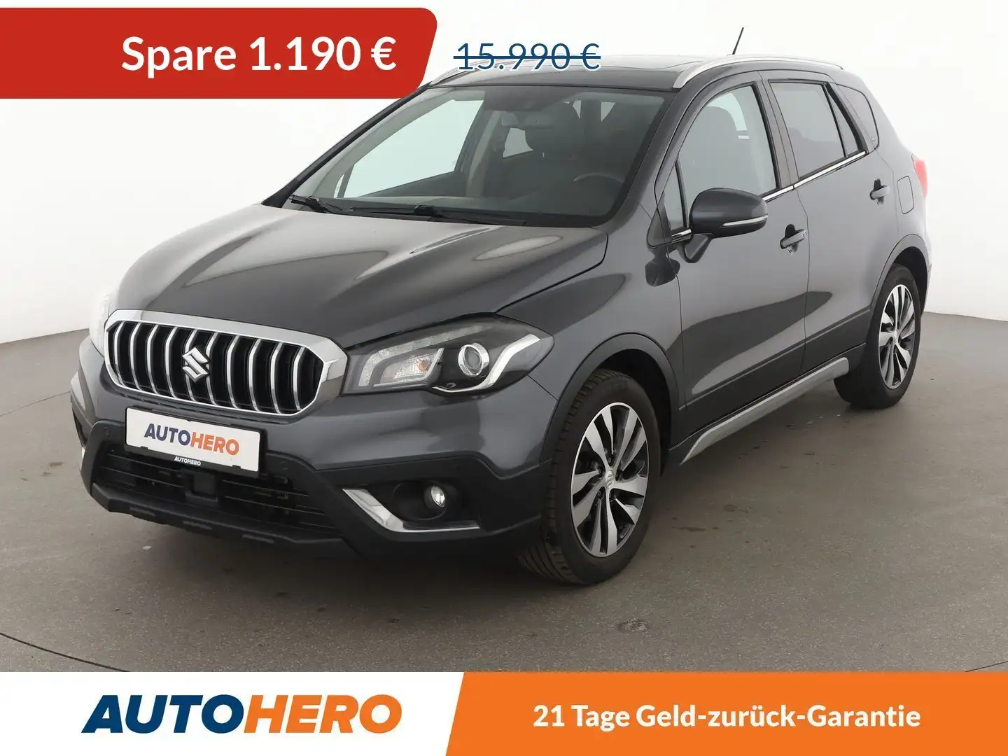 Suzuki SX4 1.4 BoosterJet Comfort+ 4x4 Aut*NAVI*ACC*CAM*AHK* Gris - 1