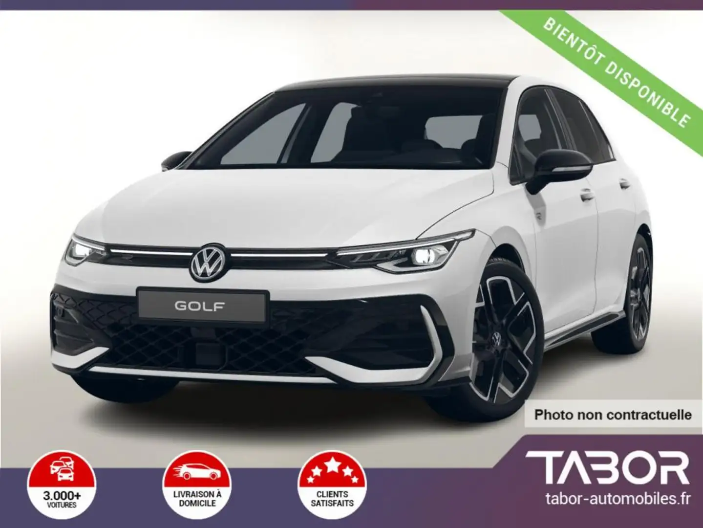 Volkswagen Golf 8 1.5 eTSI 150 DSG MY25 R-Line Blanc - 1