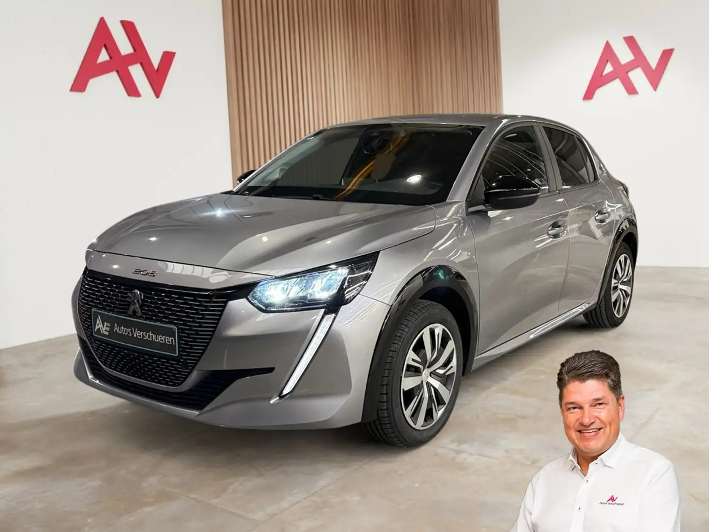 Peugeot e-208 Active 50 kWh ** Camera | Navi/Carplay | LED Gris - 1