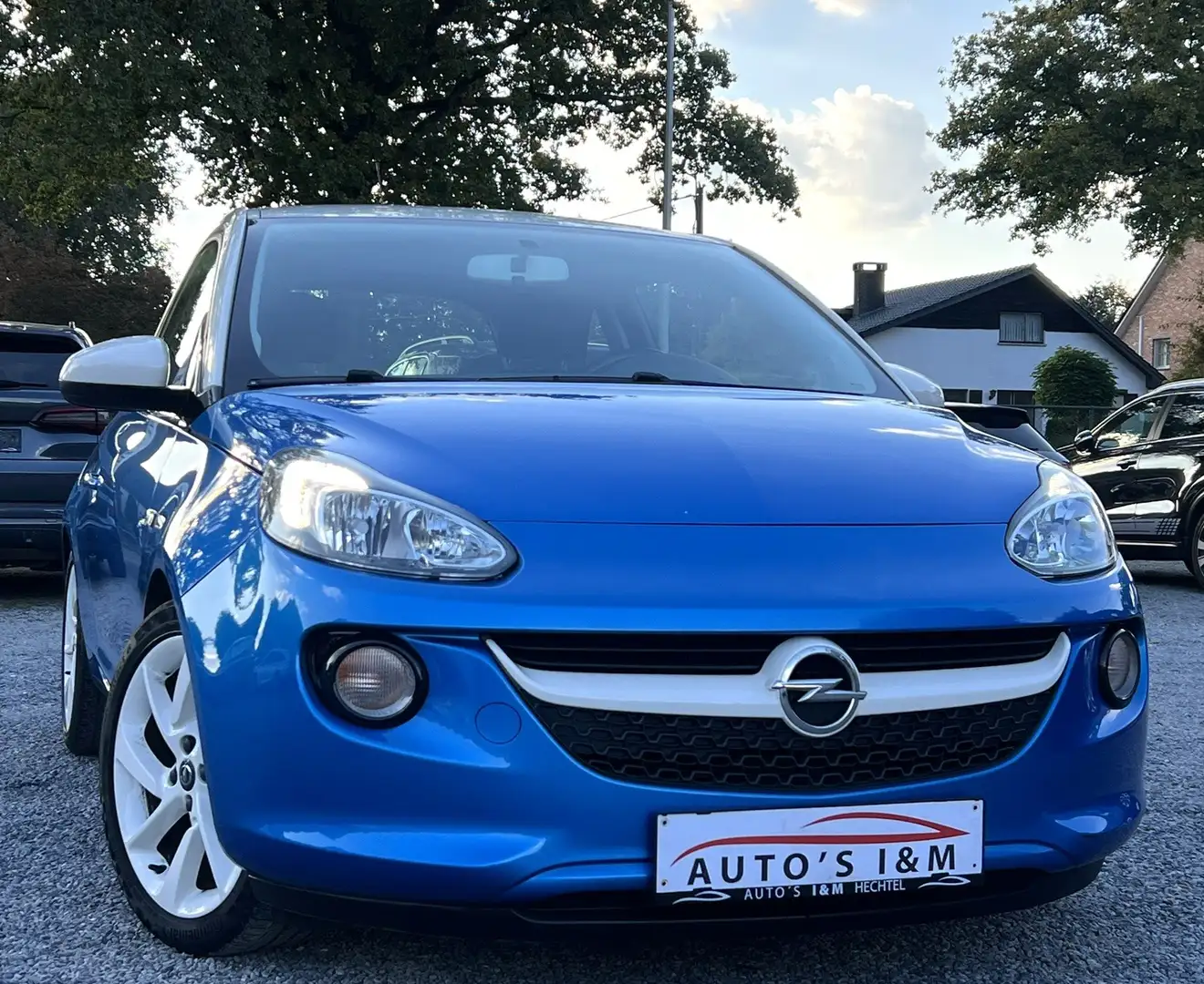 Opel Adam 1.2i Benzine 2015 75Dkm Airco CruiseC. Garantie! Bleu - 2