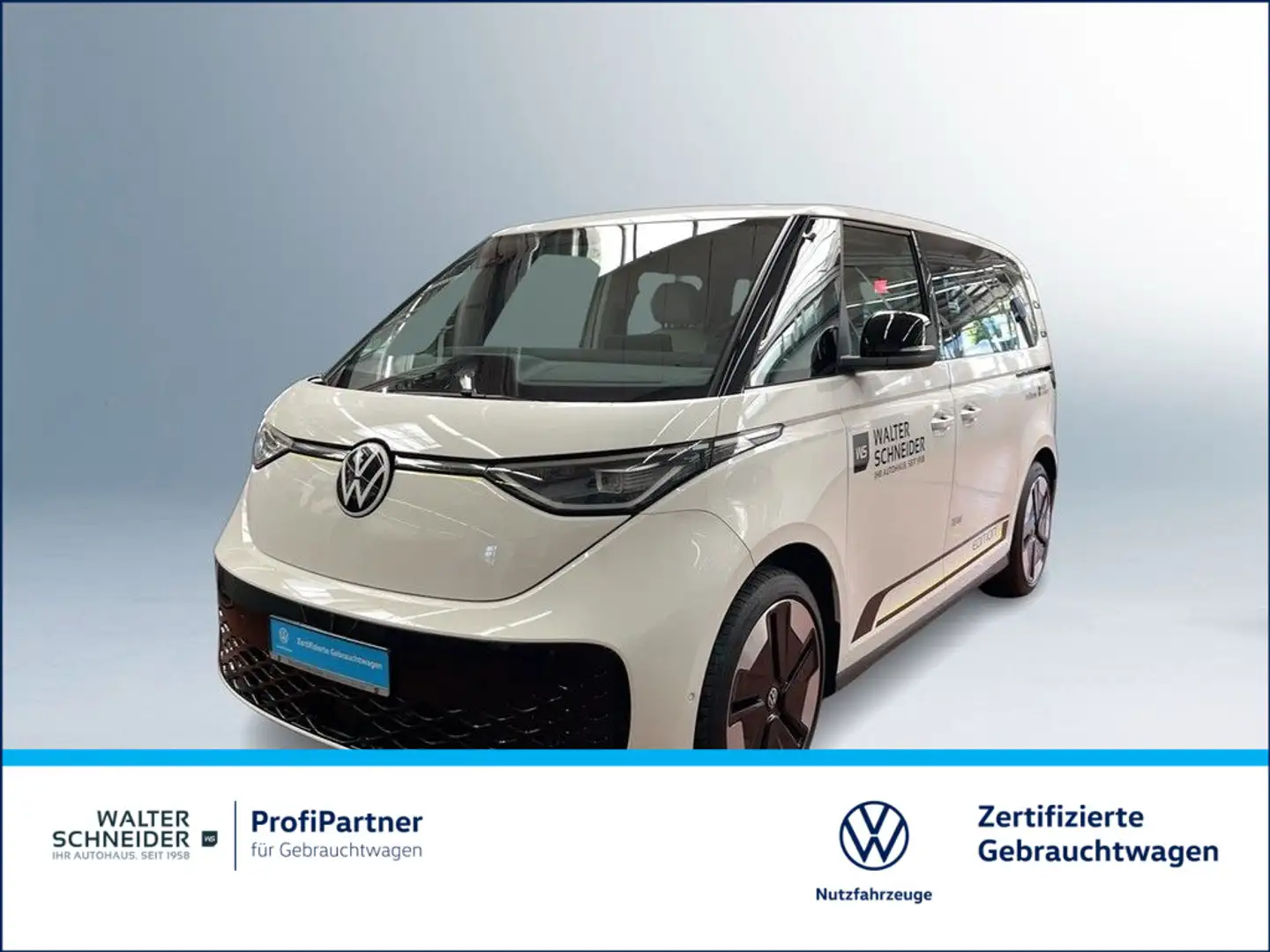 Volkswagen ID. Buzz Pro 150 kW 1-Gang-Automatikgetriebe Weiß - 1