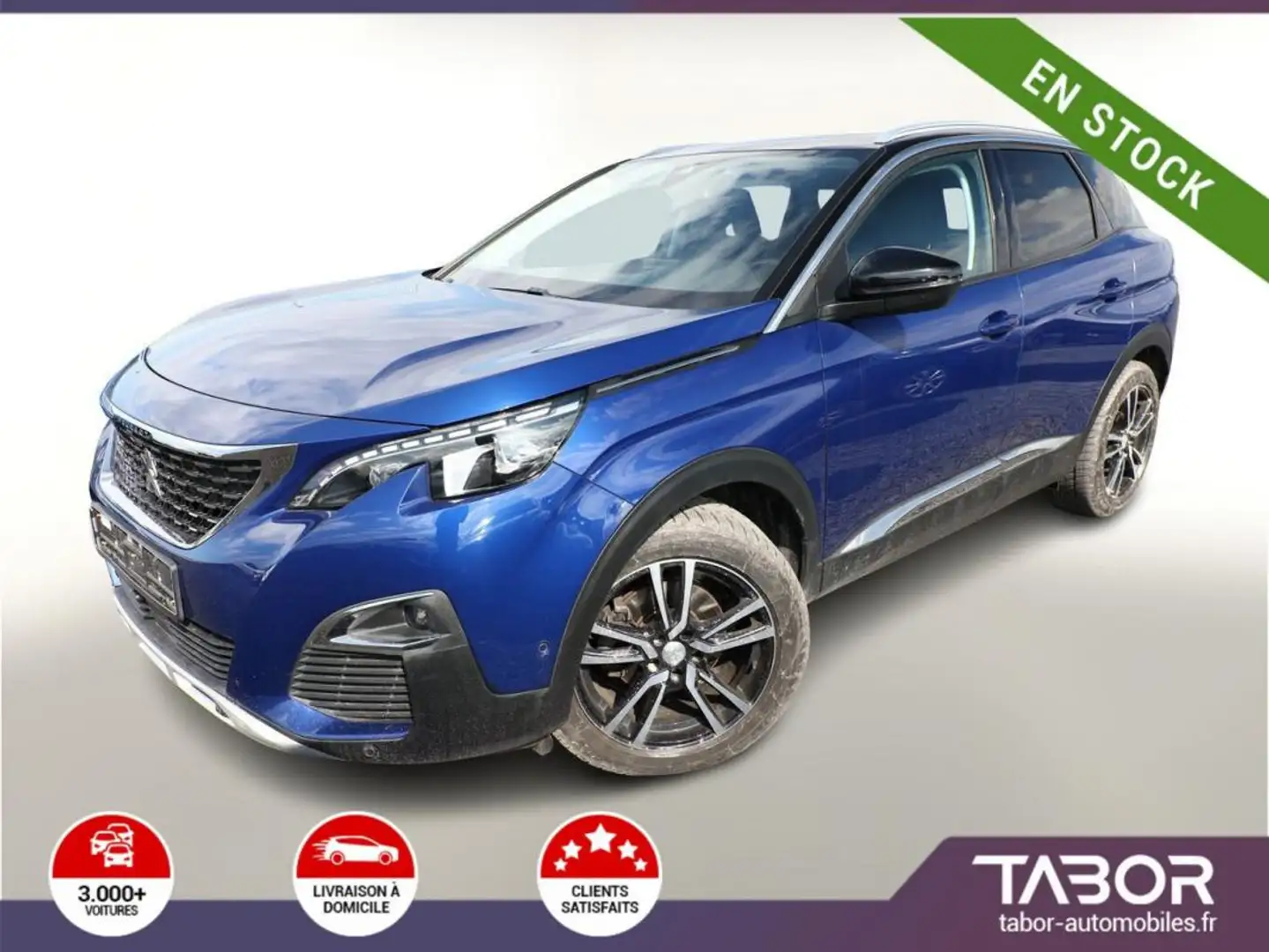Peugeot 3008 2.0 BHDi 180 Aut. Allure Pano GPS Bleu - 1