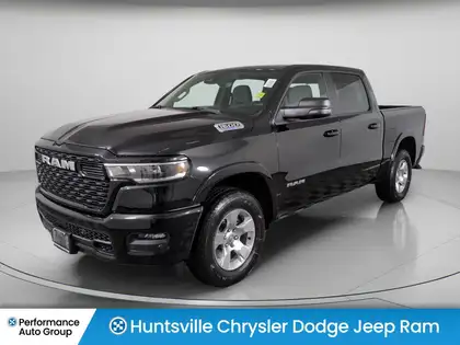 Black 2026 RAM 1500 Pickup Truck Four-Wheel Drive 8-Speed Automatic