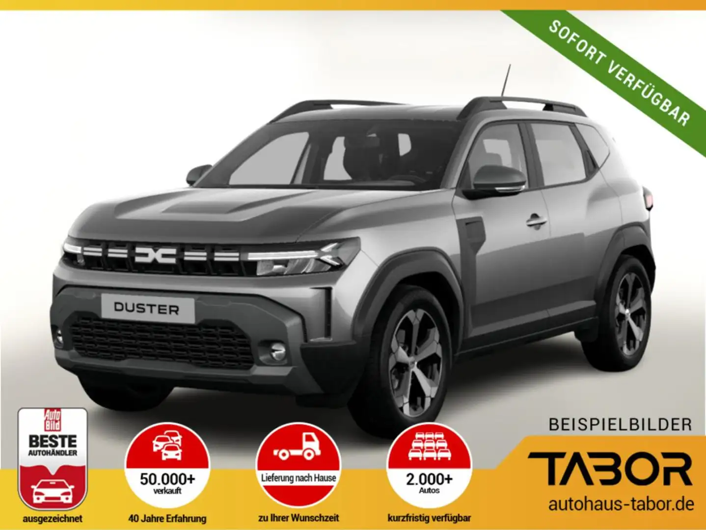 Dacia Duster Journey ECO-G 100 Kam PDC vo/hi SHZ PDC Grau - 1
