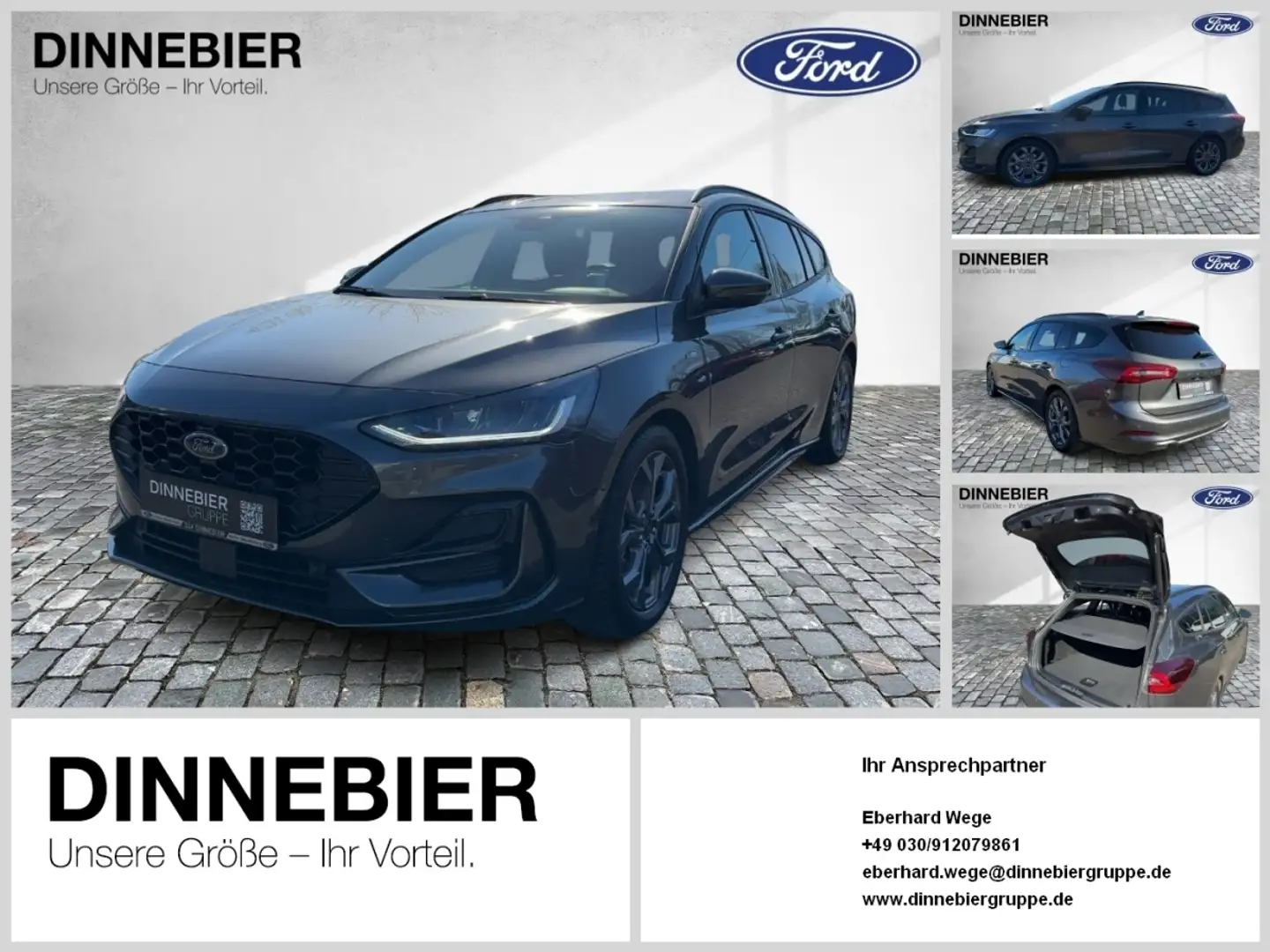 Ford Focus ST-Line X LED+AHK+Kamera+Winterpaket Grau - 1