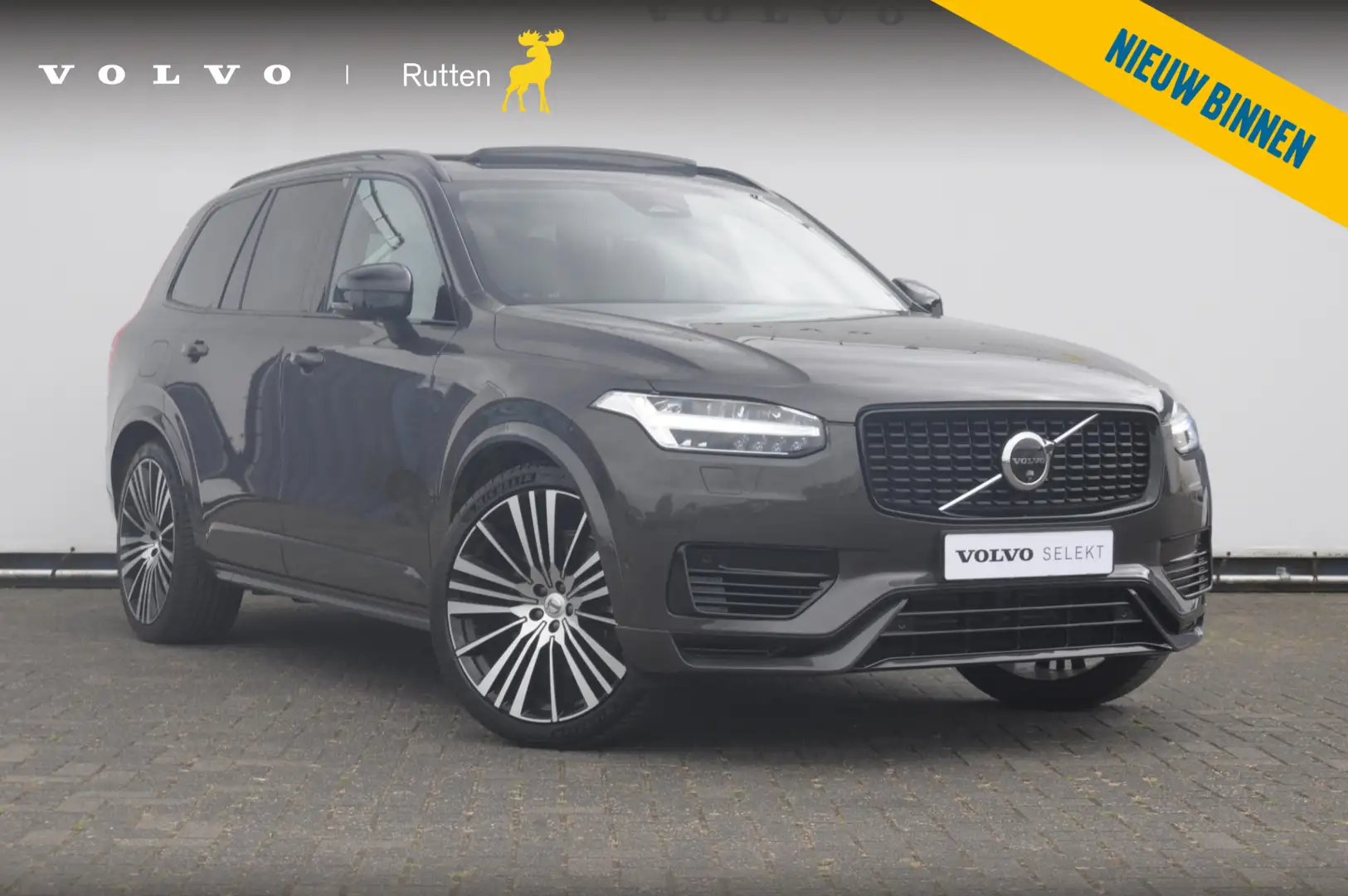 Volvo XC90 T8 455PK Automaat Plug-in hybrid AWD Ultra Dark Lu Grijs - 1