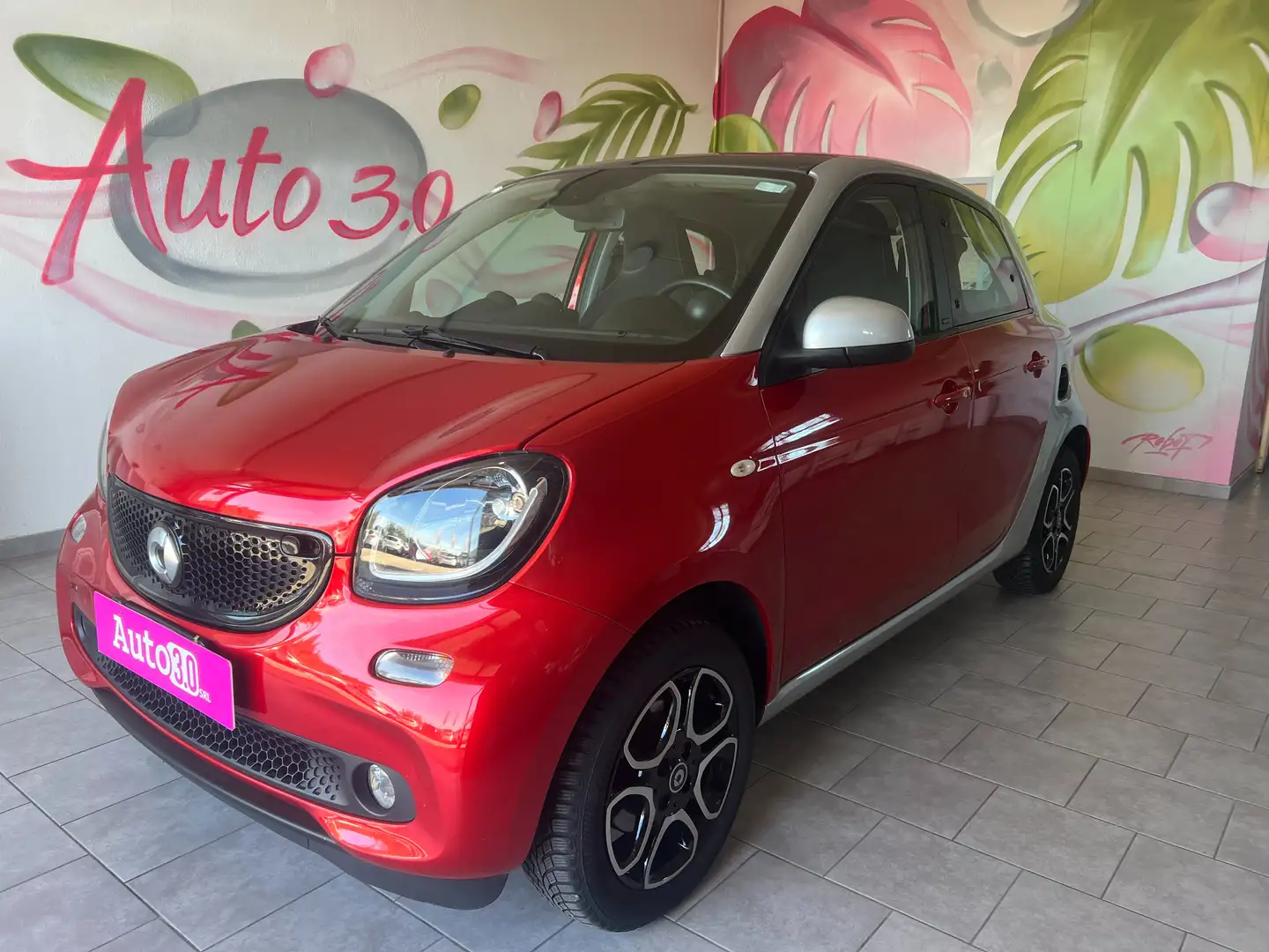 smart forFour 0.9 t Passion 90cv twinamic my18 Rosso - 1