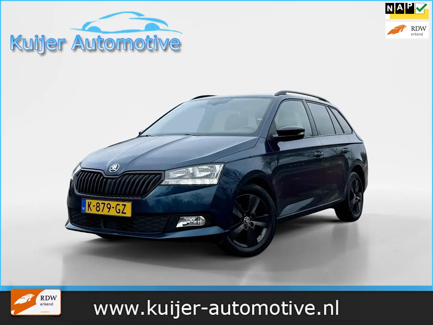 Skoda Fabia Combi 1.0 TSI Sport Business Blauw - 1