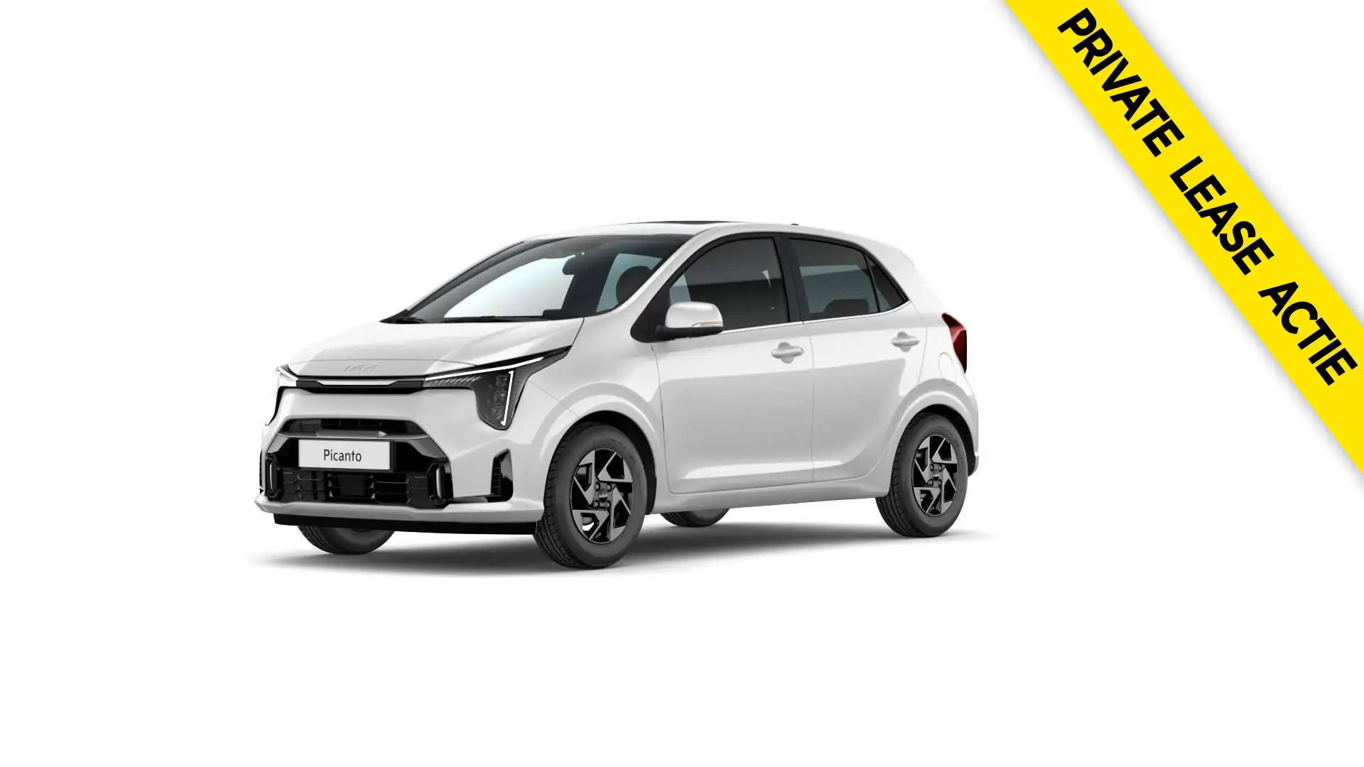 Kia Picanto 1.0 DPI DynamicLine ANWB Private lease nu Vanaf €. Blanc - 2