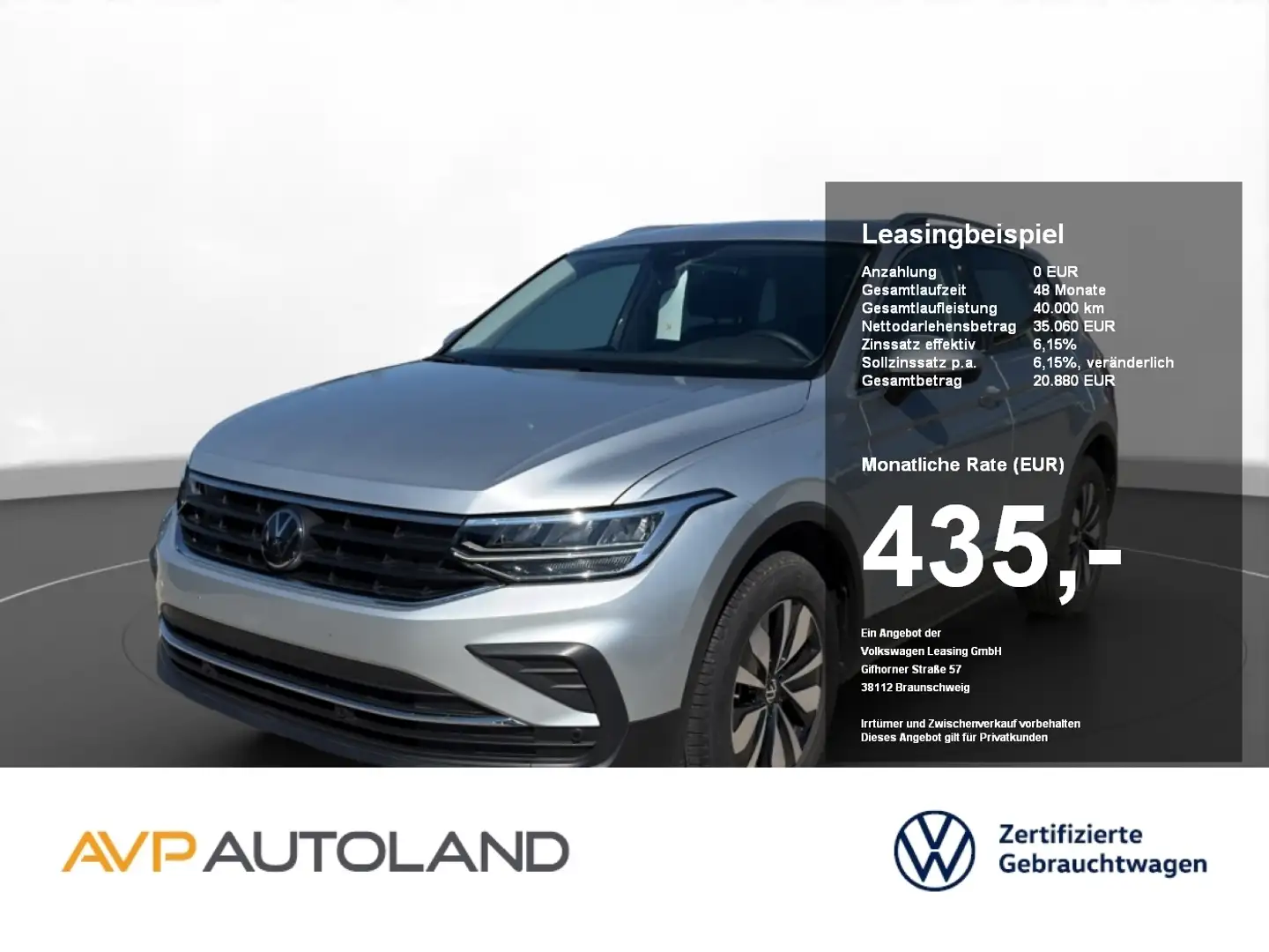 Volkswagen Tiguan 1.5 TSI MOVE | NAVI | AHK | ACC | LED | Argent - 1