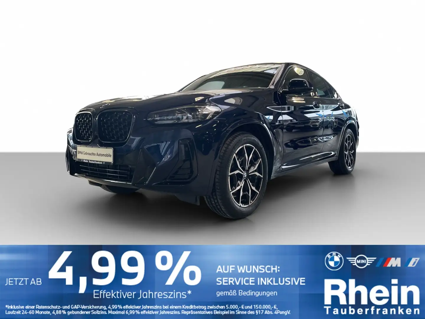 BMW X4 xDrive20d M Sport NaviProf.*AHK*Parkassist* Blau - 1