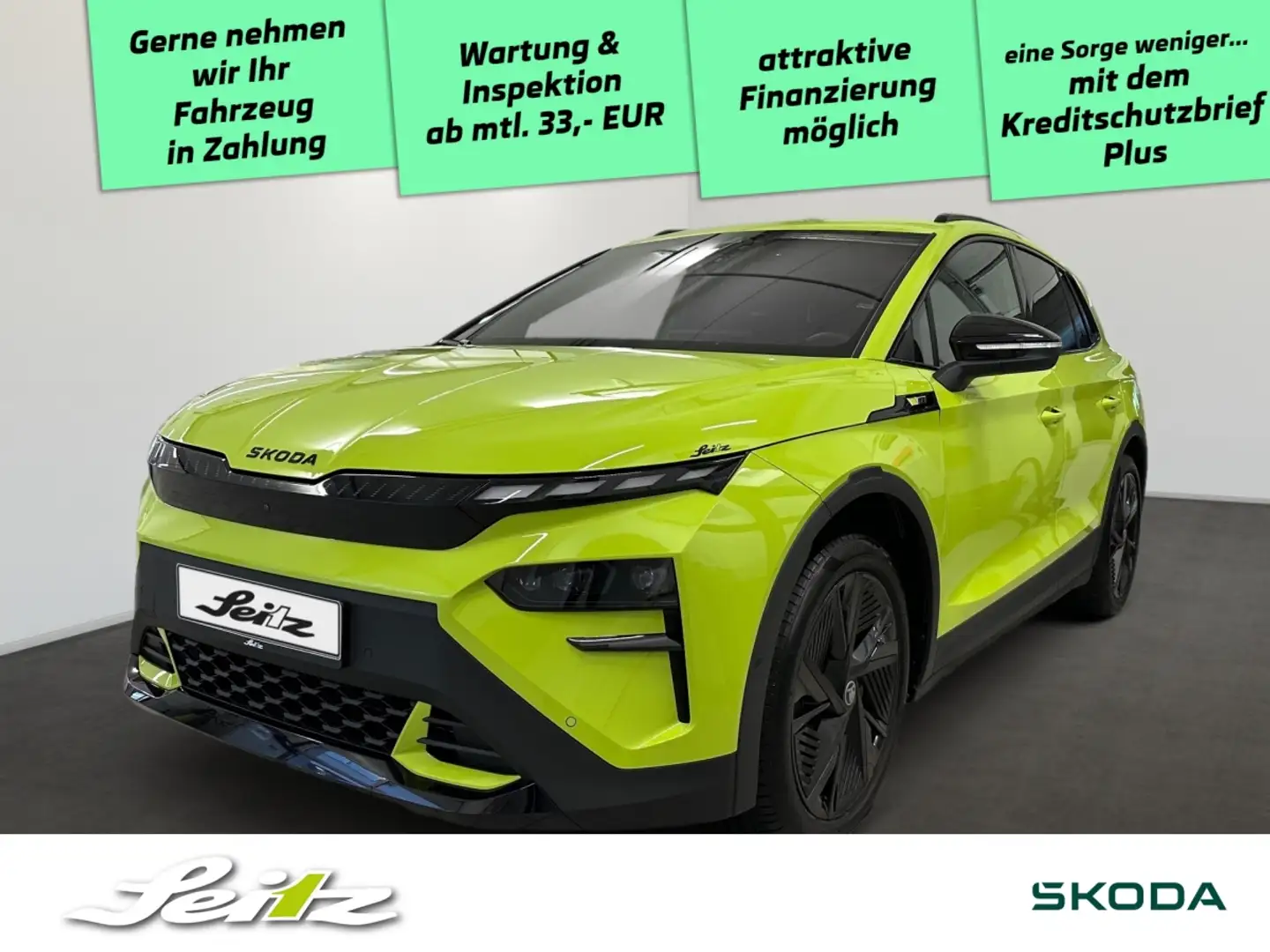 Skoda Elroq RS *AHK*NAVI*KAMERA*SITZH* Grün - 1