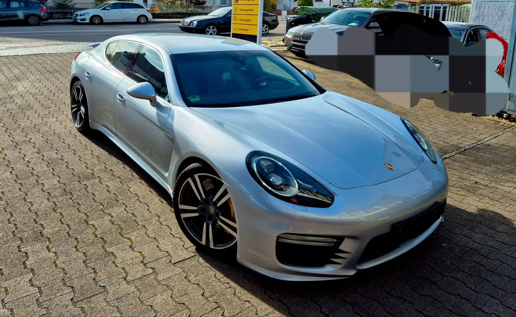 Porsche Panamera Turbo S / 1.Hand Original 70Tkm Silber - 2