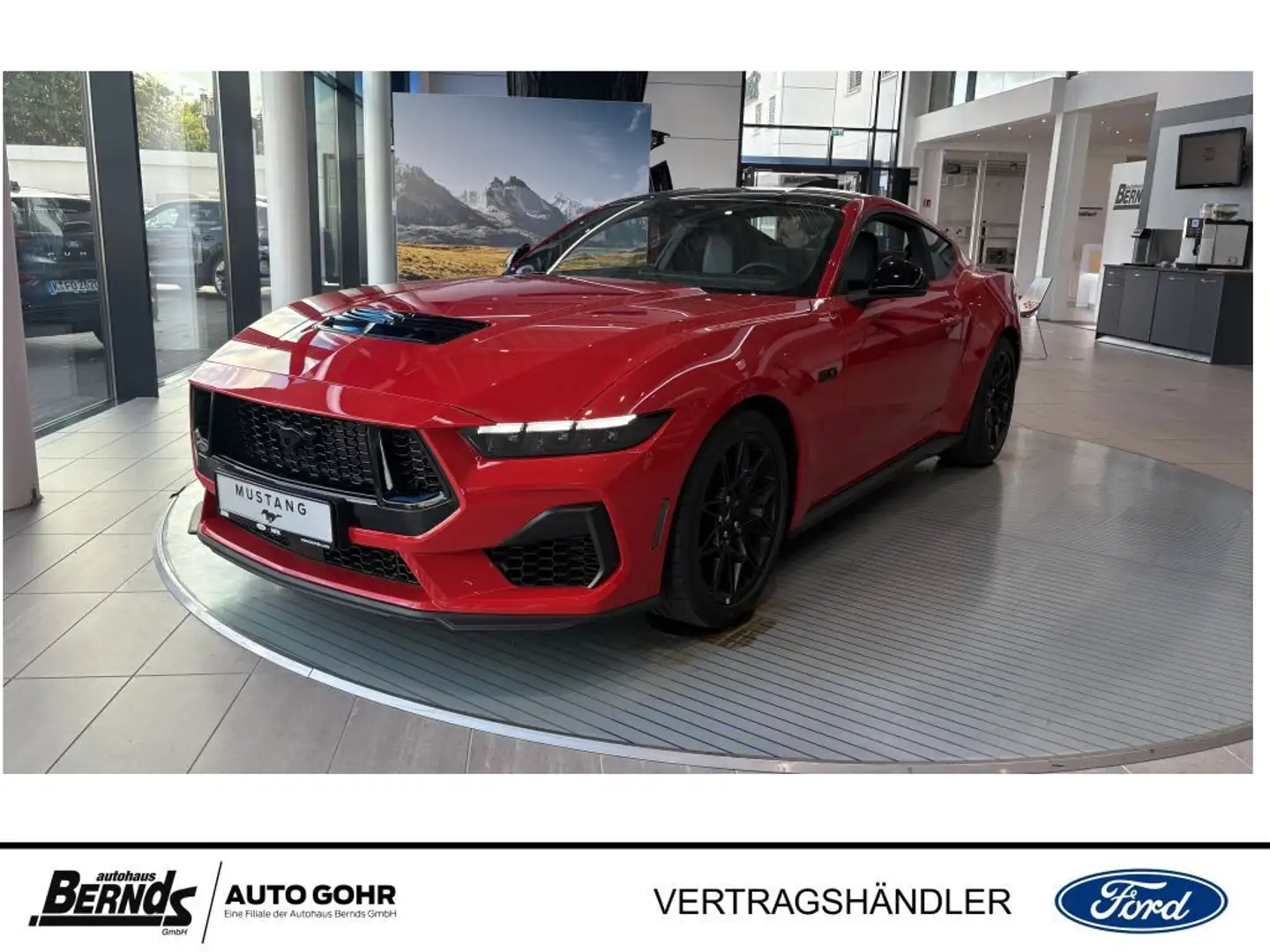 Ford Mustang Fastback 5.0 Ti-VCT V8 Aut. GT MagenRide Nite-Pony Rouge - 1