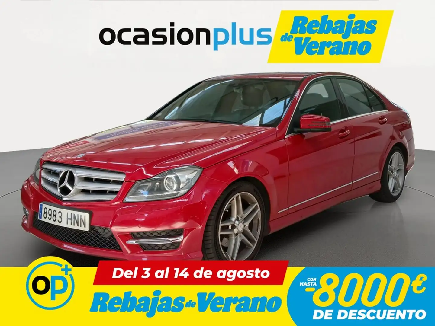 Mercedes-Benz C 220 220CDI BE Avantgarde Eco Edition Rojo - 1