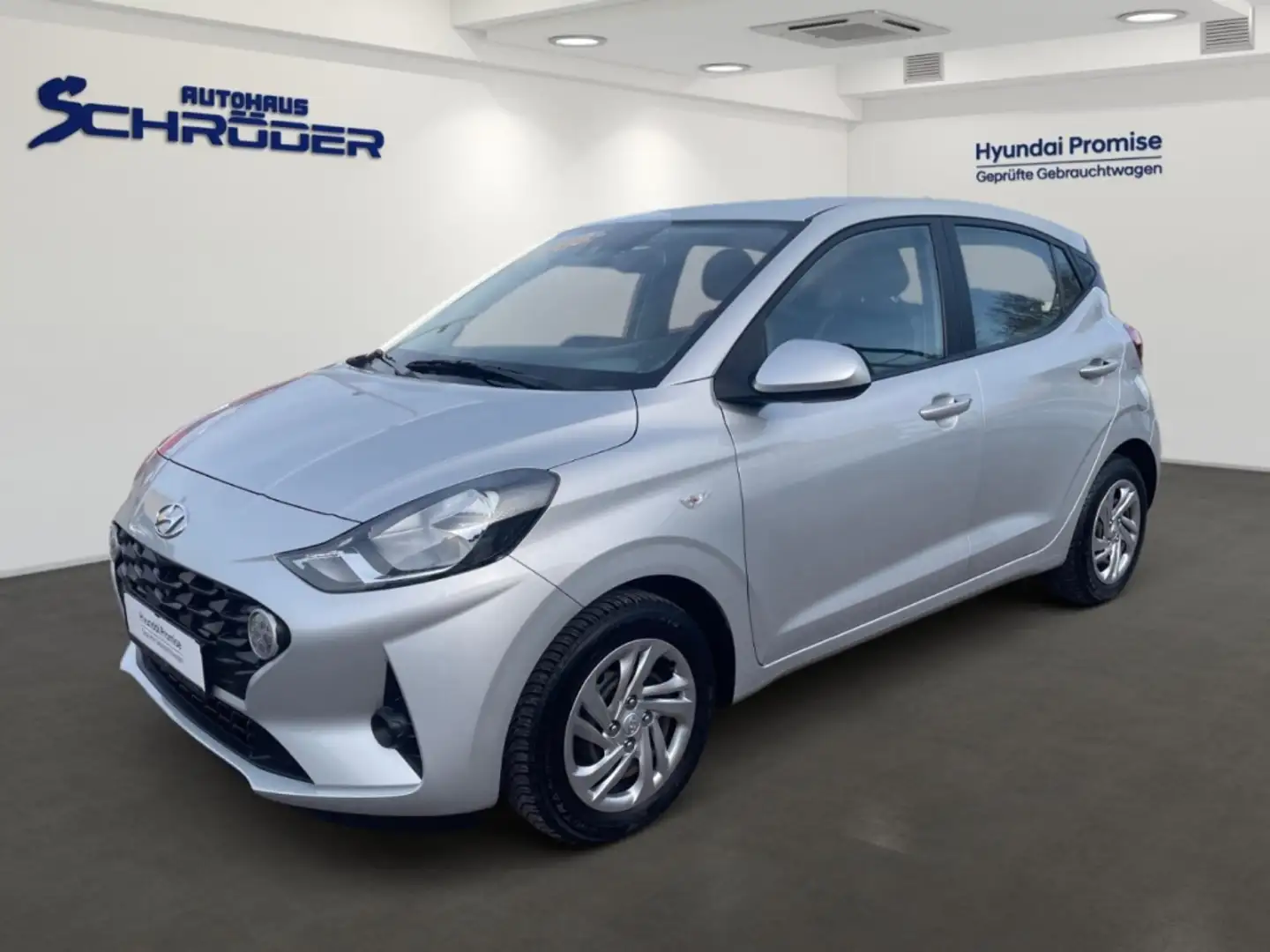 Hyundai i10 1.0 Select Funktion Allwetter Lenkradheizung Tempo Silber - 1