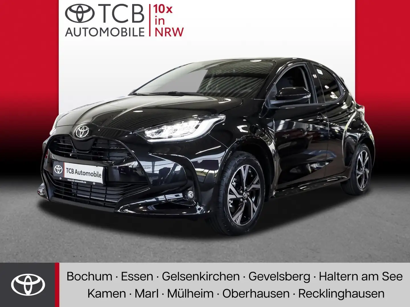 Toyota Yaris 1.5 Hybrid Teamplayer Comfort-P. KLIMA SHZ Noir - 1