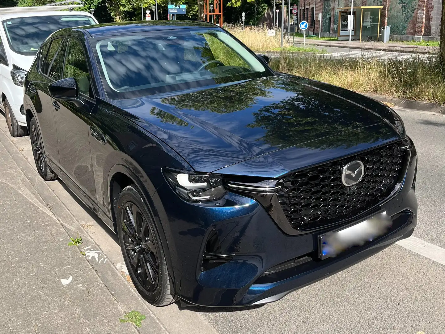 Mazda CX-60 CX-60 e-SKYACTIV-D 254 M HYBRID AWD HOMURA Blauw - 1