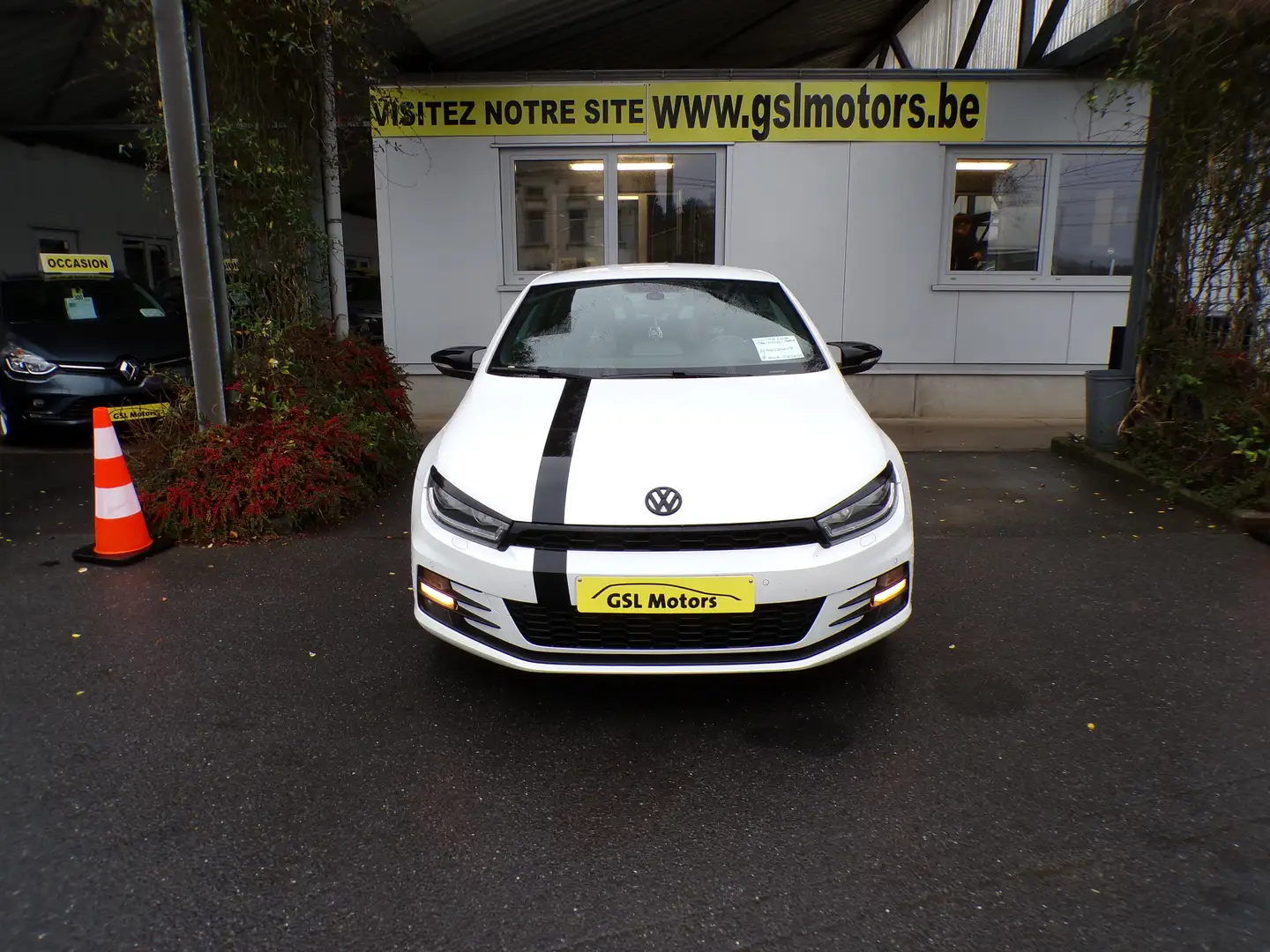 Volkswagen Scirocco 1.4 TSI 125cv Blanc 08/16 Airco Capteurs Bluetooth Blanc - 2