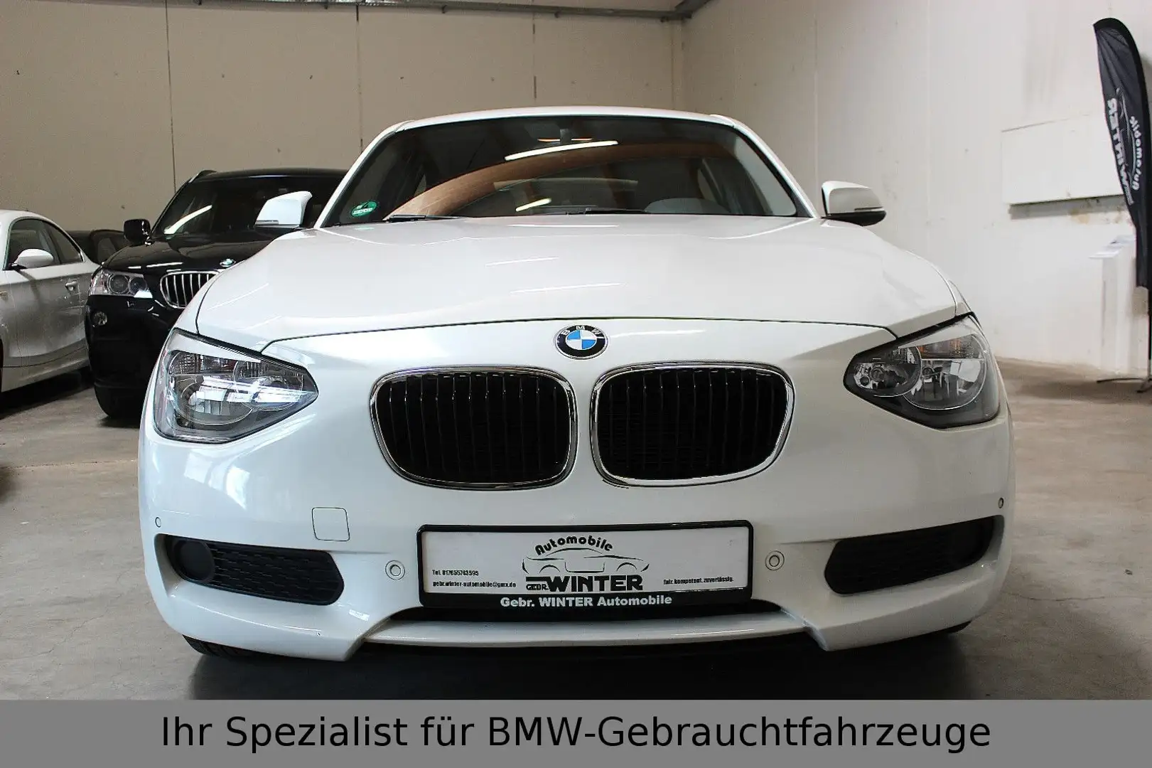 BMW 116 i Lim. 5-trg. Automatik*Navi*TÜV Neu*wenig Km Weiß - 2