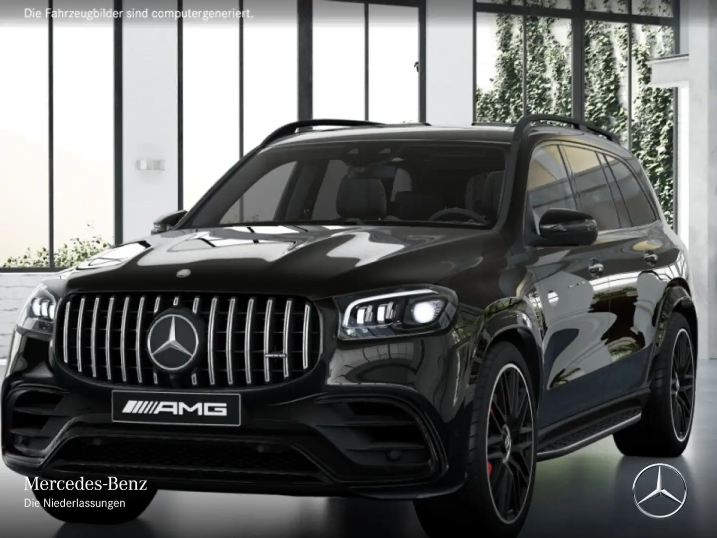 Mercedes-Benz GLS 63 AMG GLS 63 4M NIGHT+PANO+360+AHK+MULTIBEAM+STHZG+HUD Noir - 2