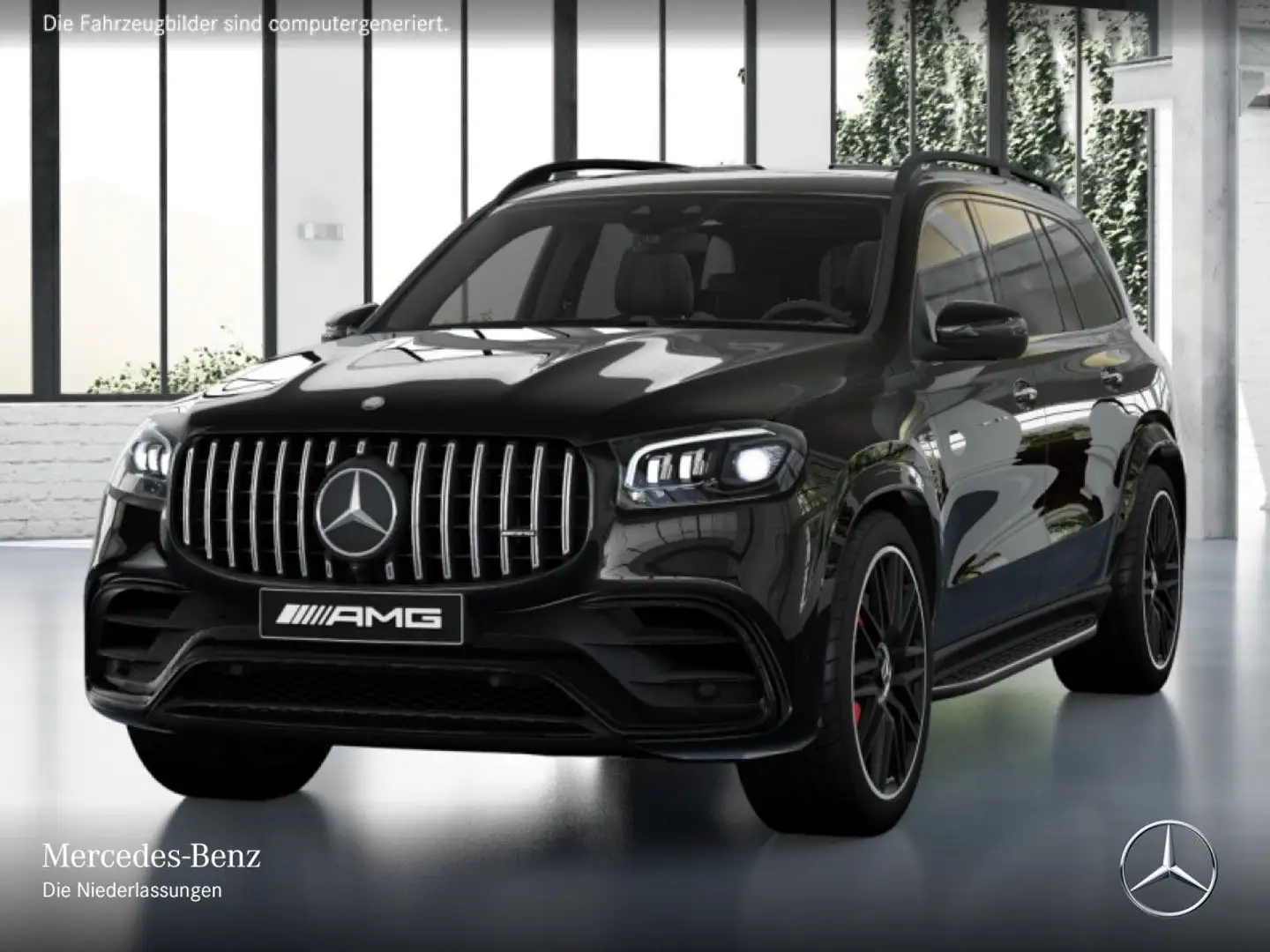 Mercedes-Benz GLS 63 AMG GLS 63 4M NIGHT+PANO+360+AHK+MULTIBEAM+STHZG+HUD Noir - 2