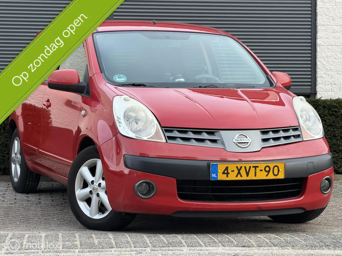 Nissan Note 1.4 Pure|VOLLE APK|ELEKPAKKET|AIRCO|TREKHAAK Rood - 1