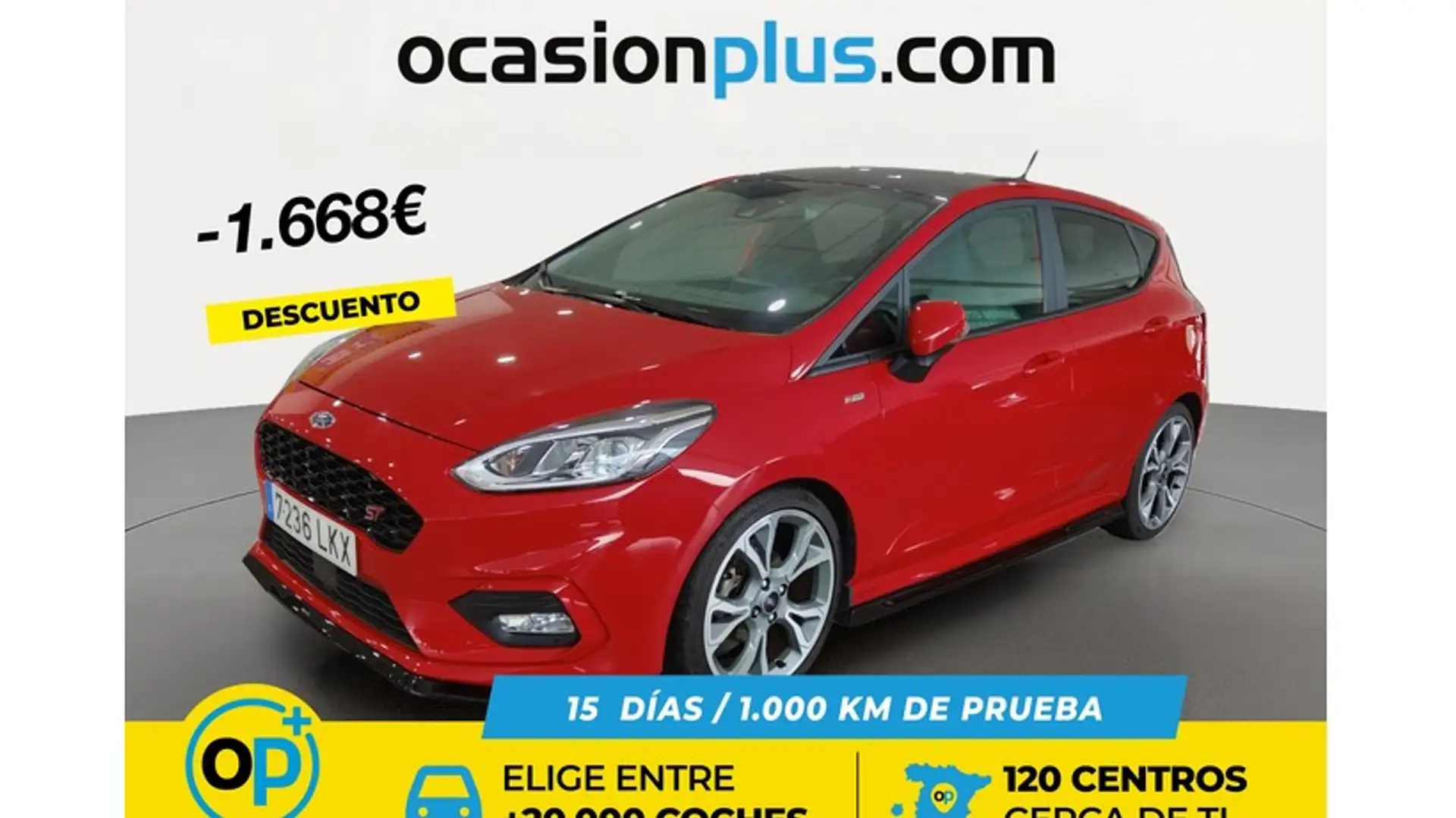 Ford Focus 1.0 Ecoboost MHEV ST Line 155 Rouge - 1