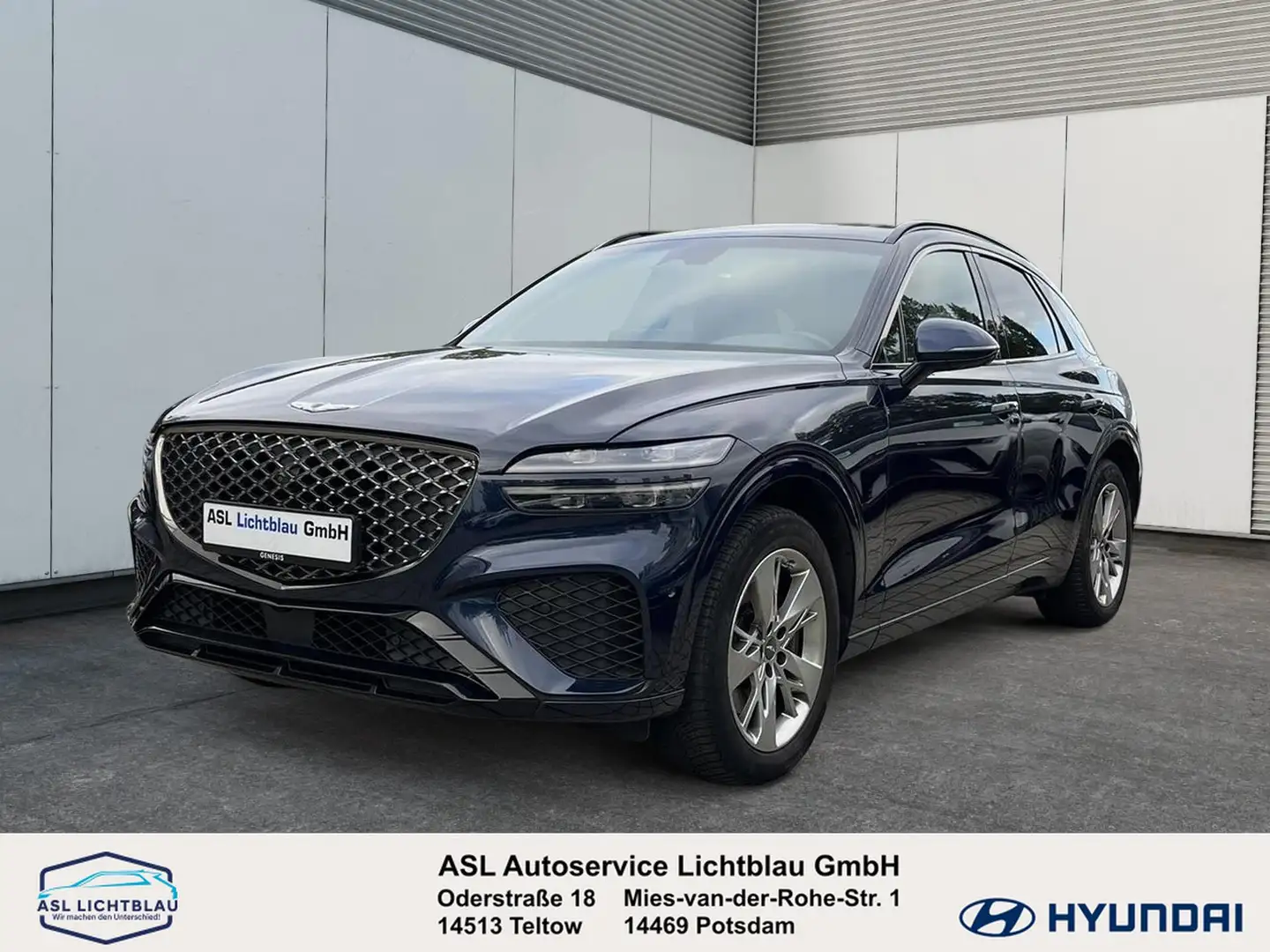 Genesis GV70 2.2 D Luxury AWD  Technik-Paket & Sitz-Paket Ko... Blau - 1