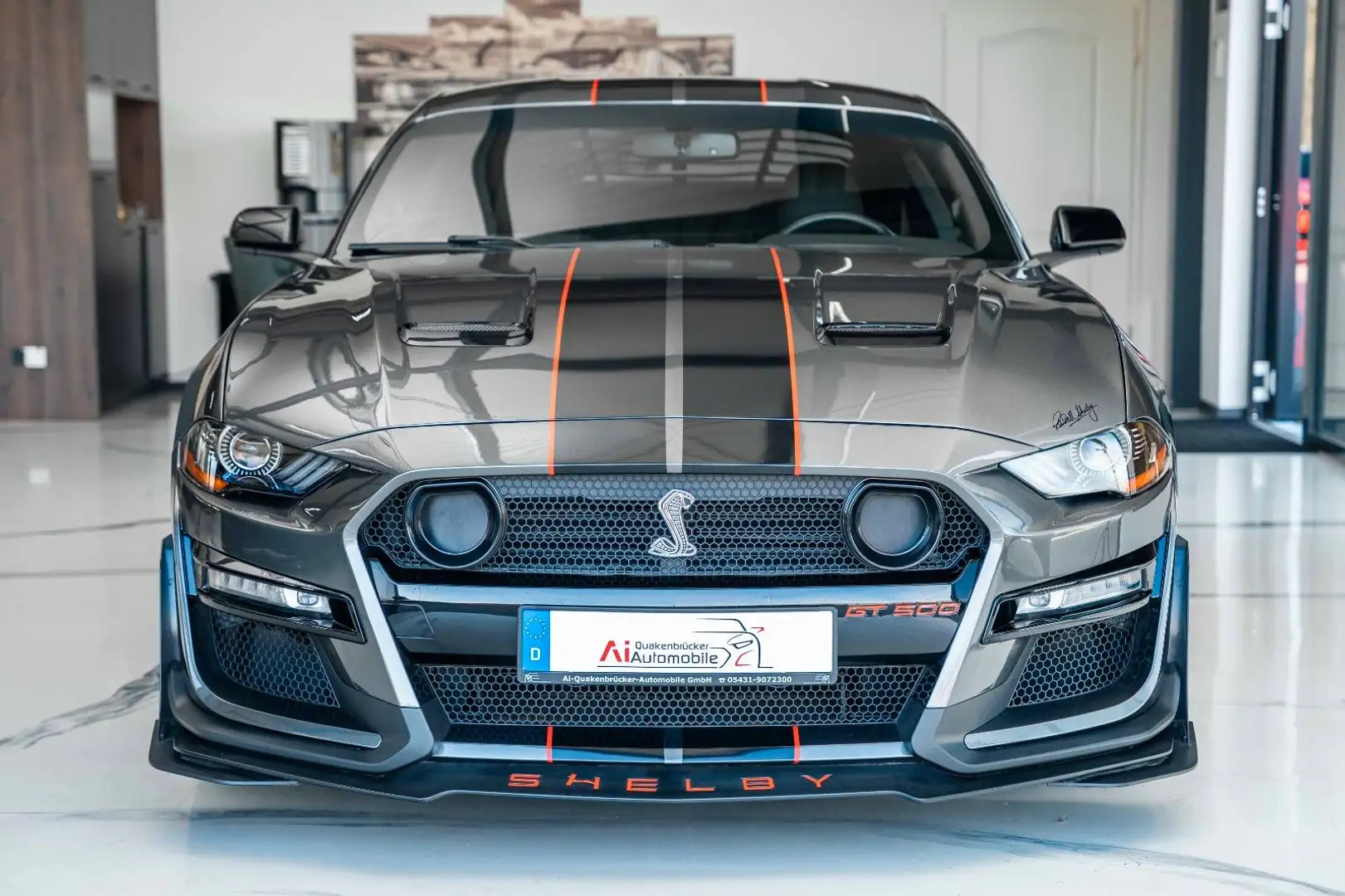 Ford Mustang GT 5,0 GT 500 SHELBY ANDROID FACELIFT Grey - 2