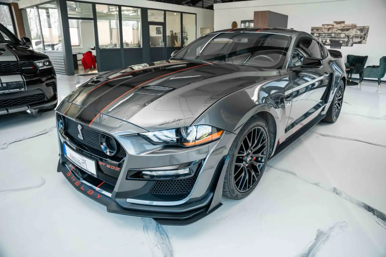 Ford Mustang GT 5,0 GT 500 SHELBY ANDROID FACELIFT Grey - 1