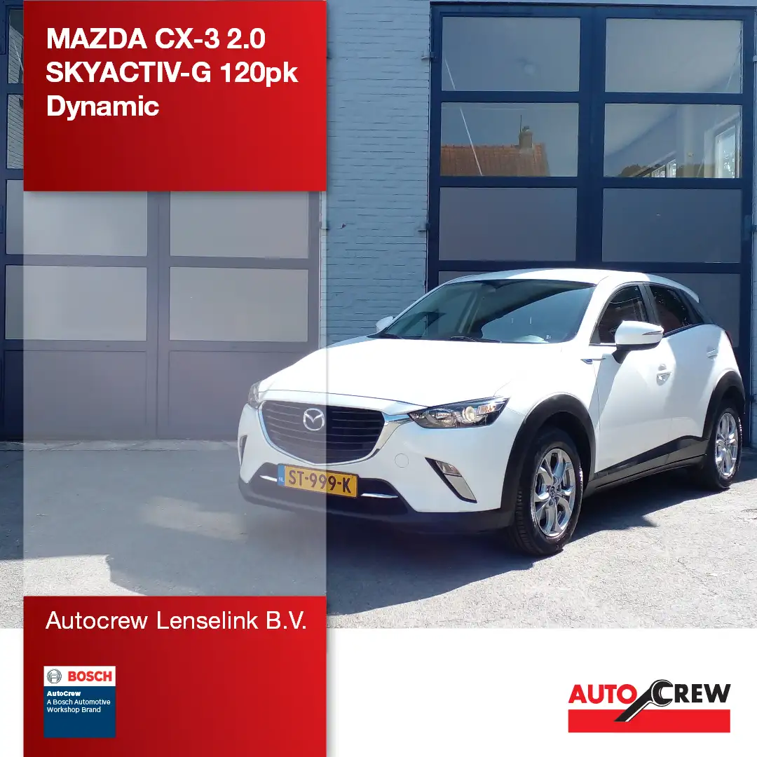 Mazda CX-3 2.0 SKYACTIV-G 120pk Dynamic | Origineel NL | Wit - 1