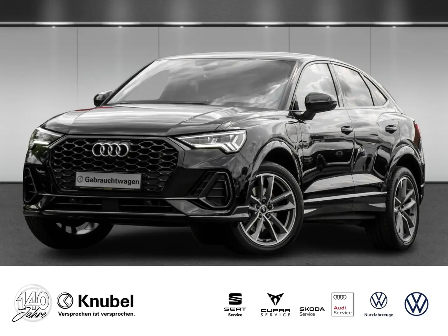 Audi Q3 Sportback 45 TFSI e S tronic Nav+ Matrix AHK ACC Schwarz - 1