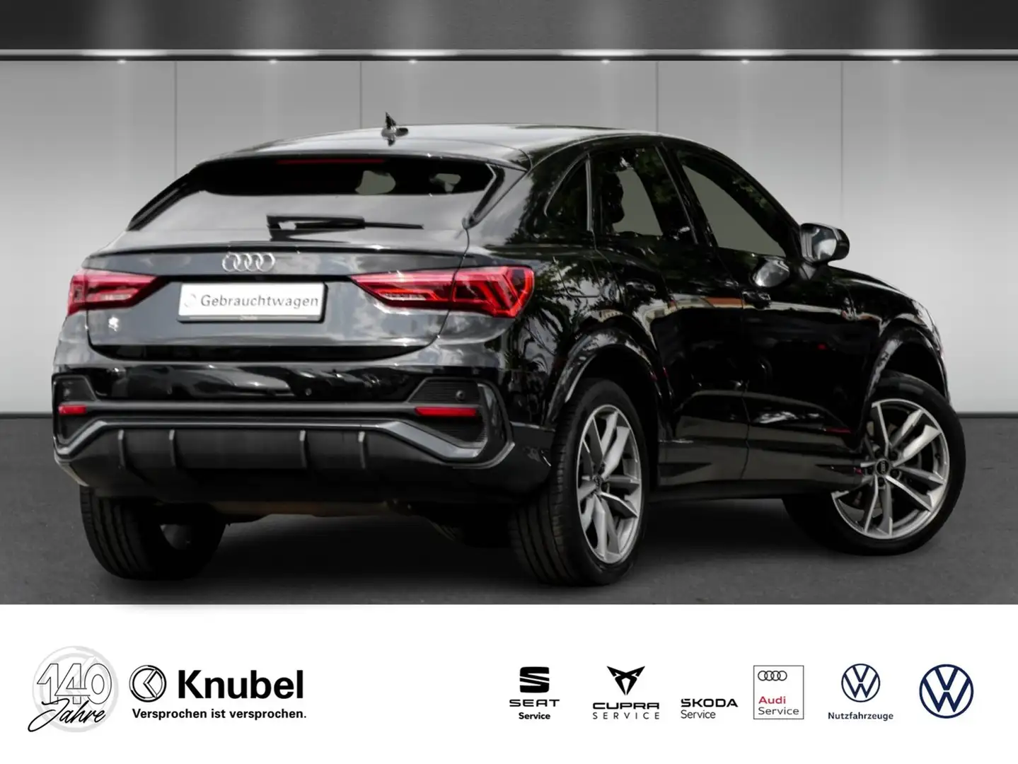 Audi Q3 Sportback 45 TFSI e S tronic Nav+ Matrix AHK ACC Schwarz - 2