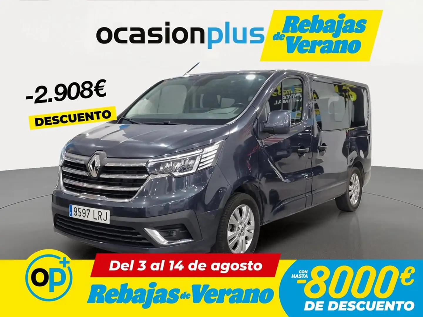 Renault Trafic 2.0dCi Energy Blue Passenger 110kW Gris - 1
