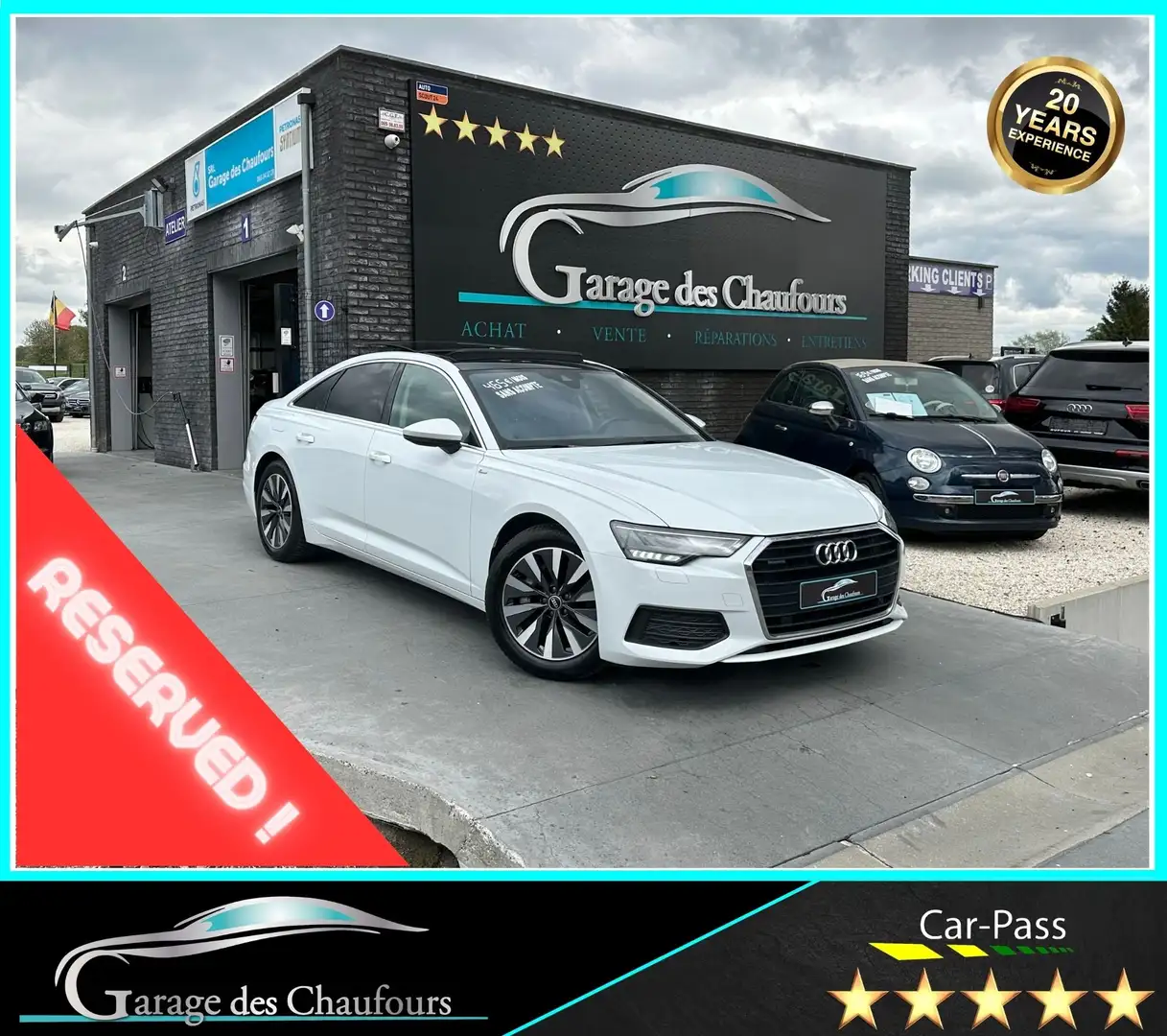 Audi A6 Berline 50 TFSI e Quattro PHEV - ! 1er Propr. ! Blanco - 1