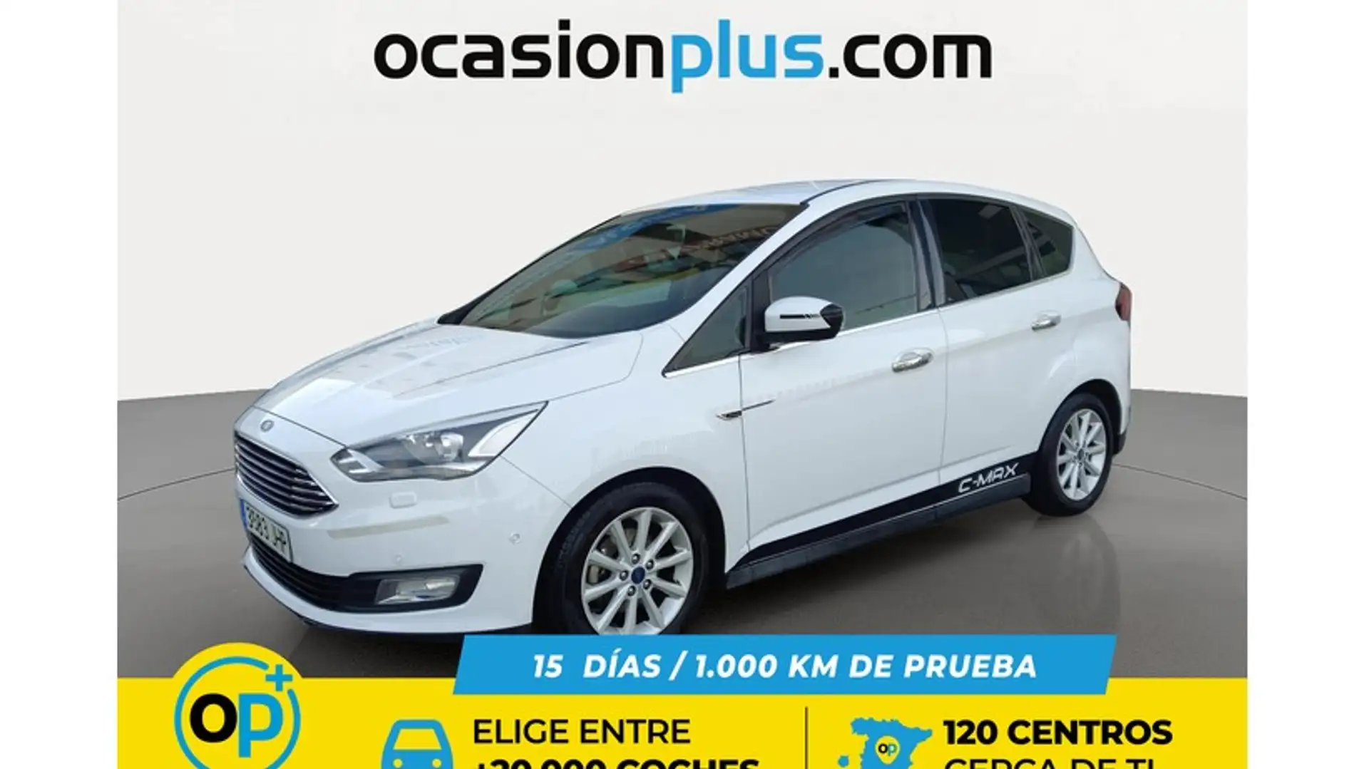 Ford C-Max 1.0 Ecoboost Auto-S&S Titanium 125 Blanc - 1
